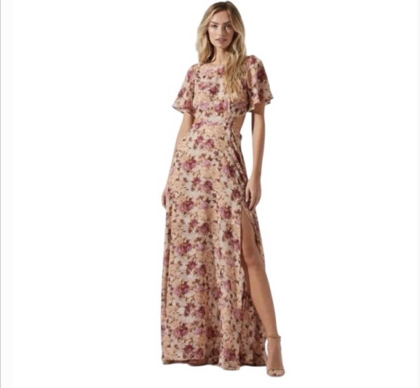 ASTR the Label Floral Maxi Dress Size L - photo 4