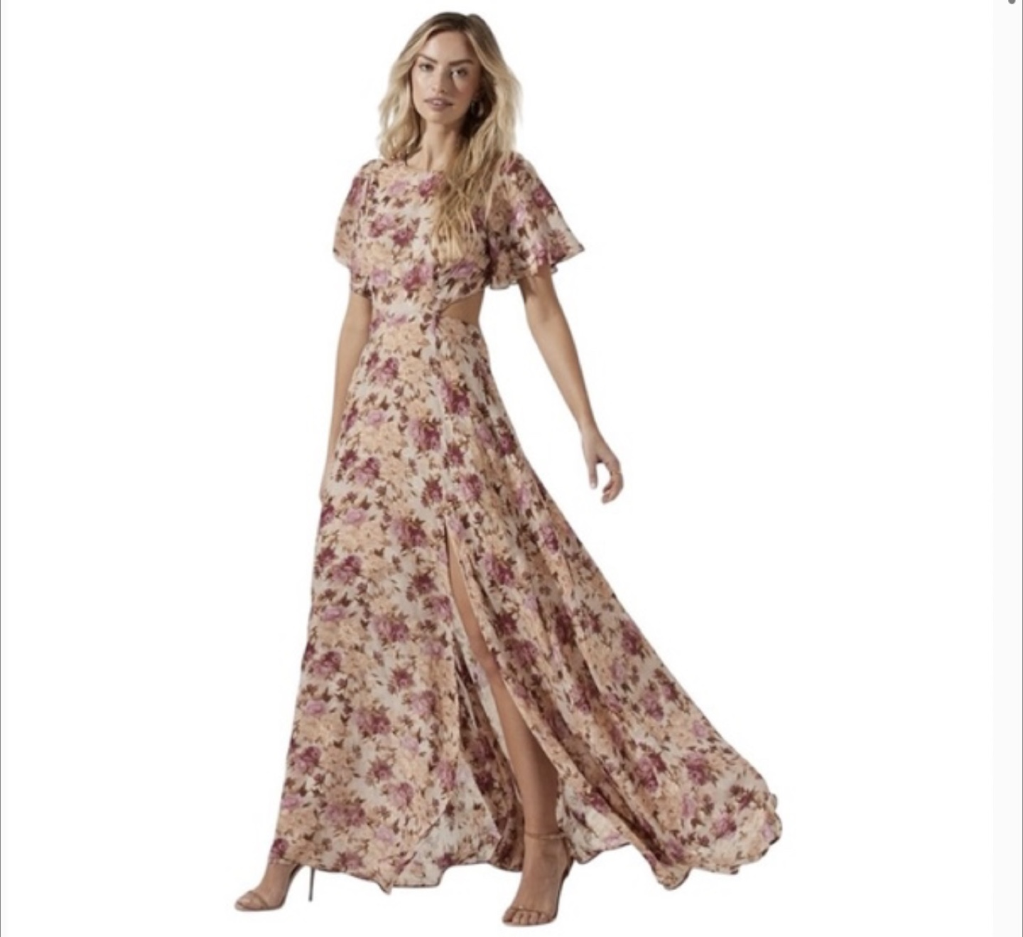 ASTR the Label Floral Maxi Dress Size L - photo 3