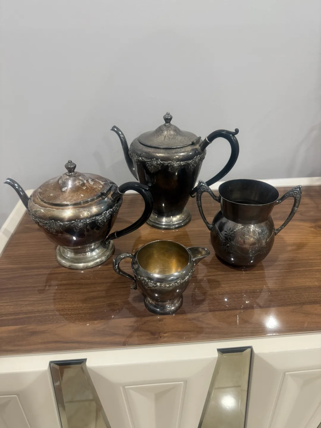 Vintage Silver Plated Tea Set