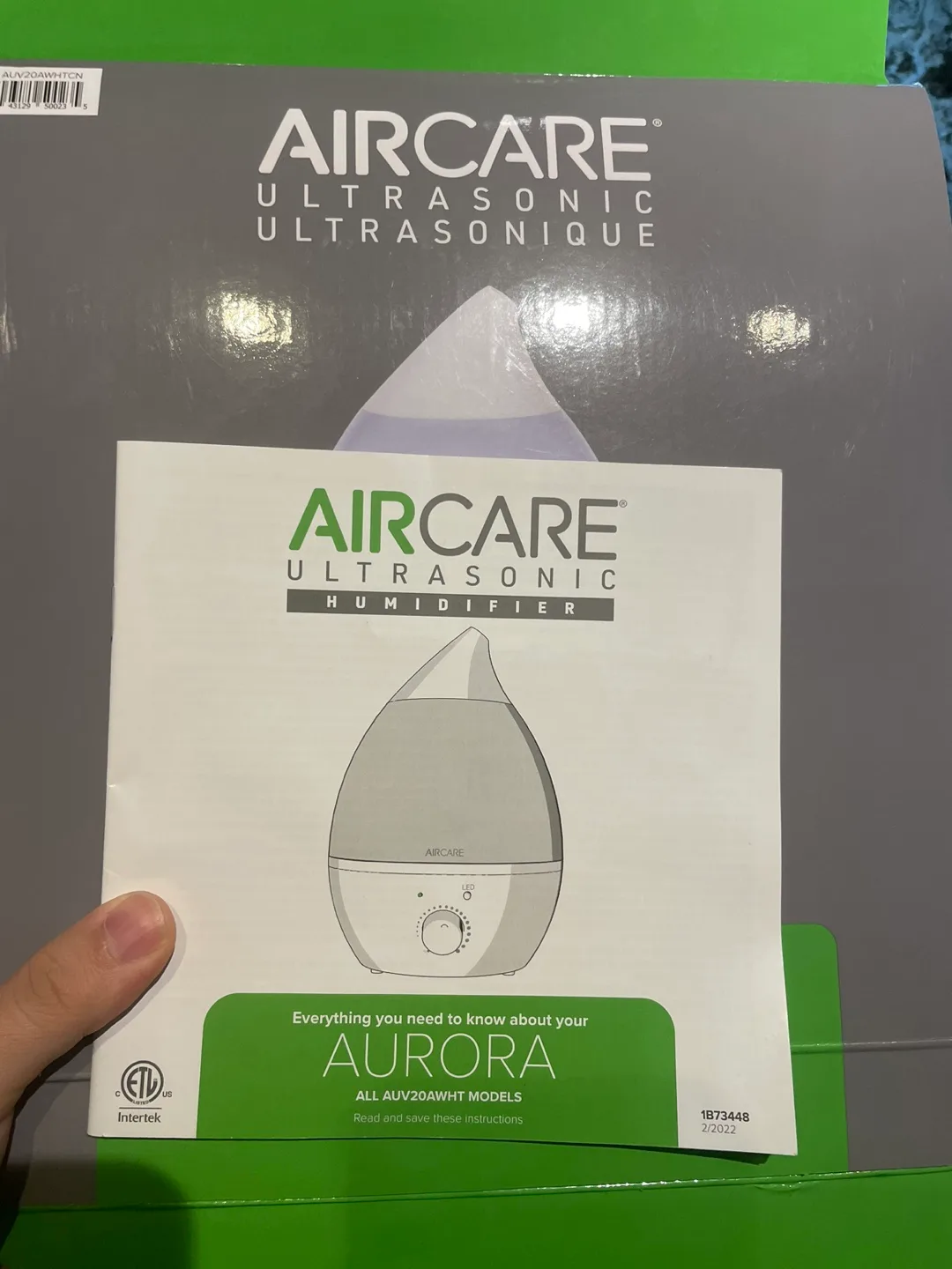 AIRCARE Humidifier led lights and diffuser tray image indicator(7)