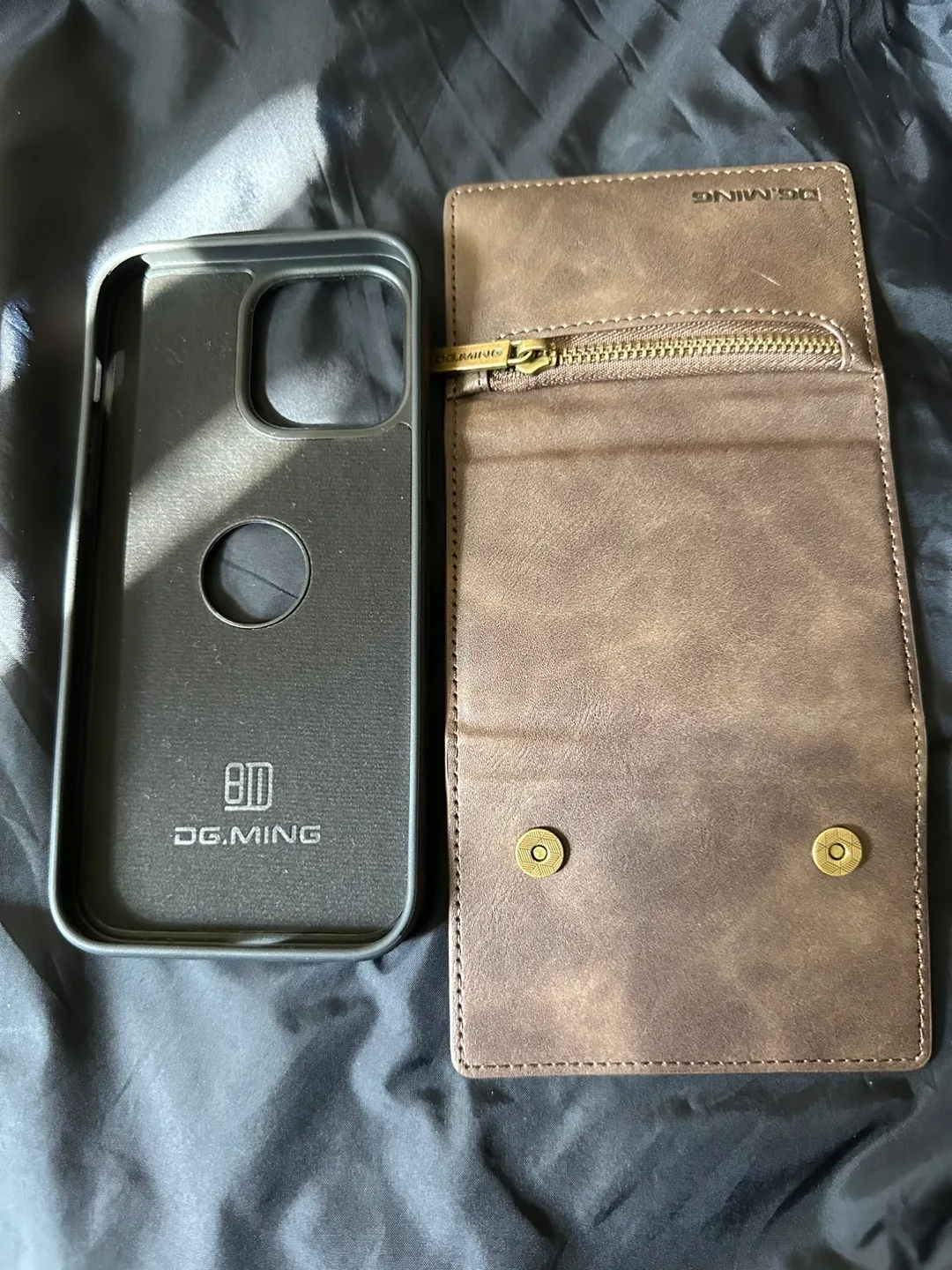 DG.MING iPhone Wallet Case - brown image indicator(5)