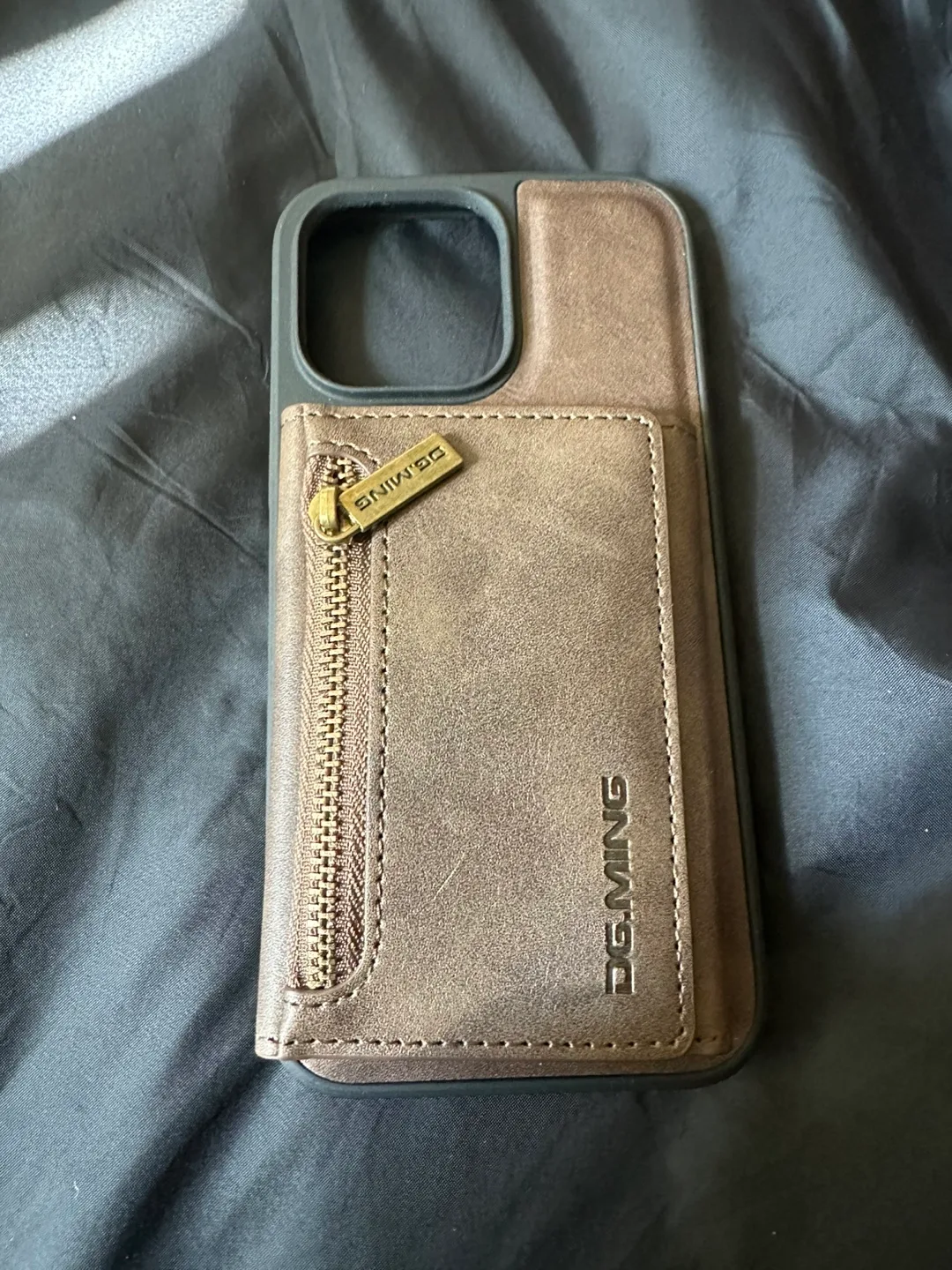 DG.MING iPhone Wallet Case - brown thumbnail