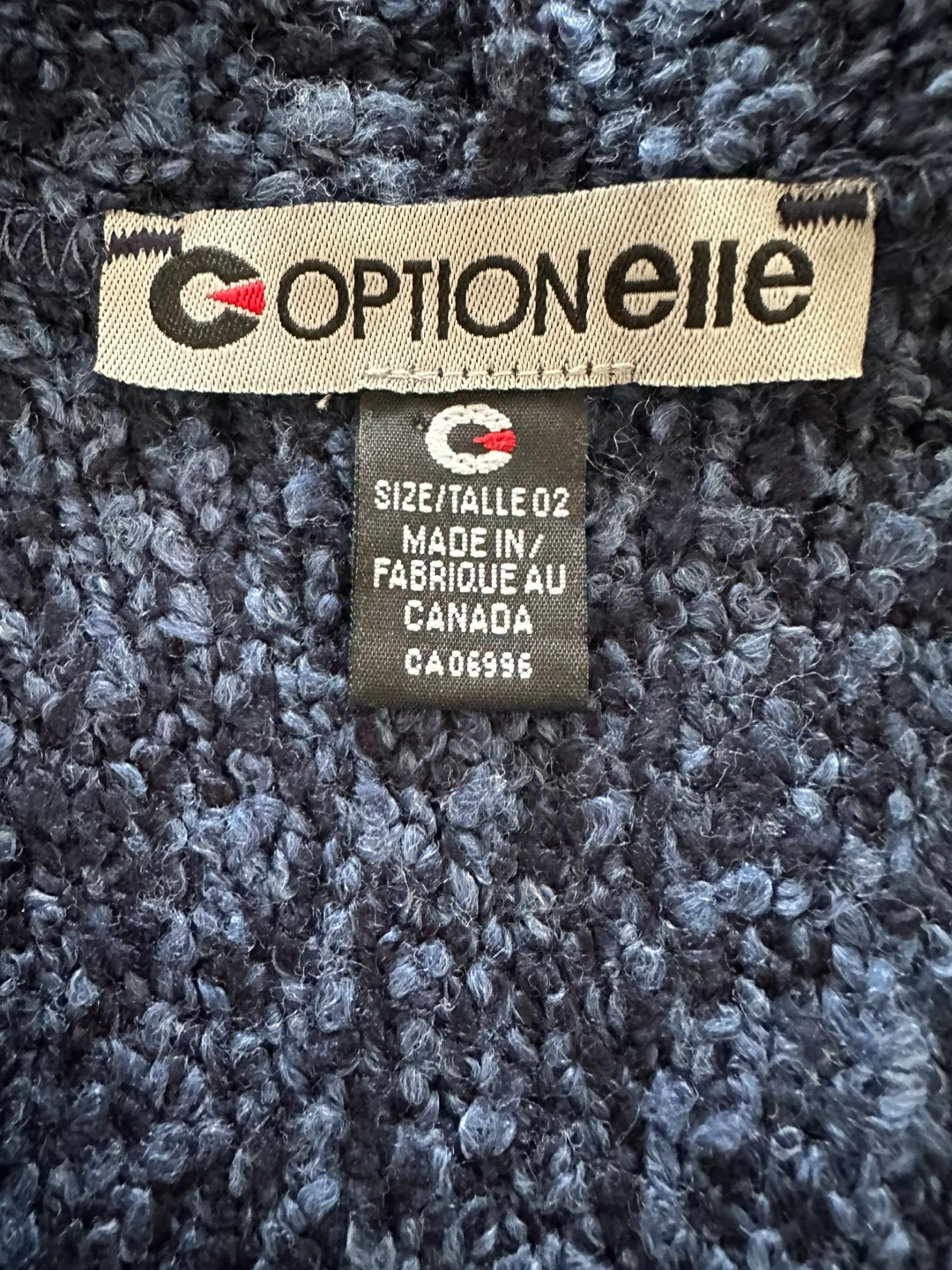 Option Elle Blue Fringe Cardigan - Size 02 - photo 5