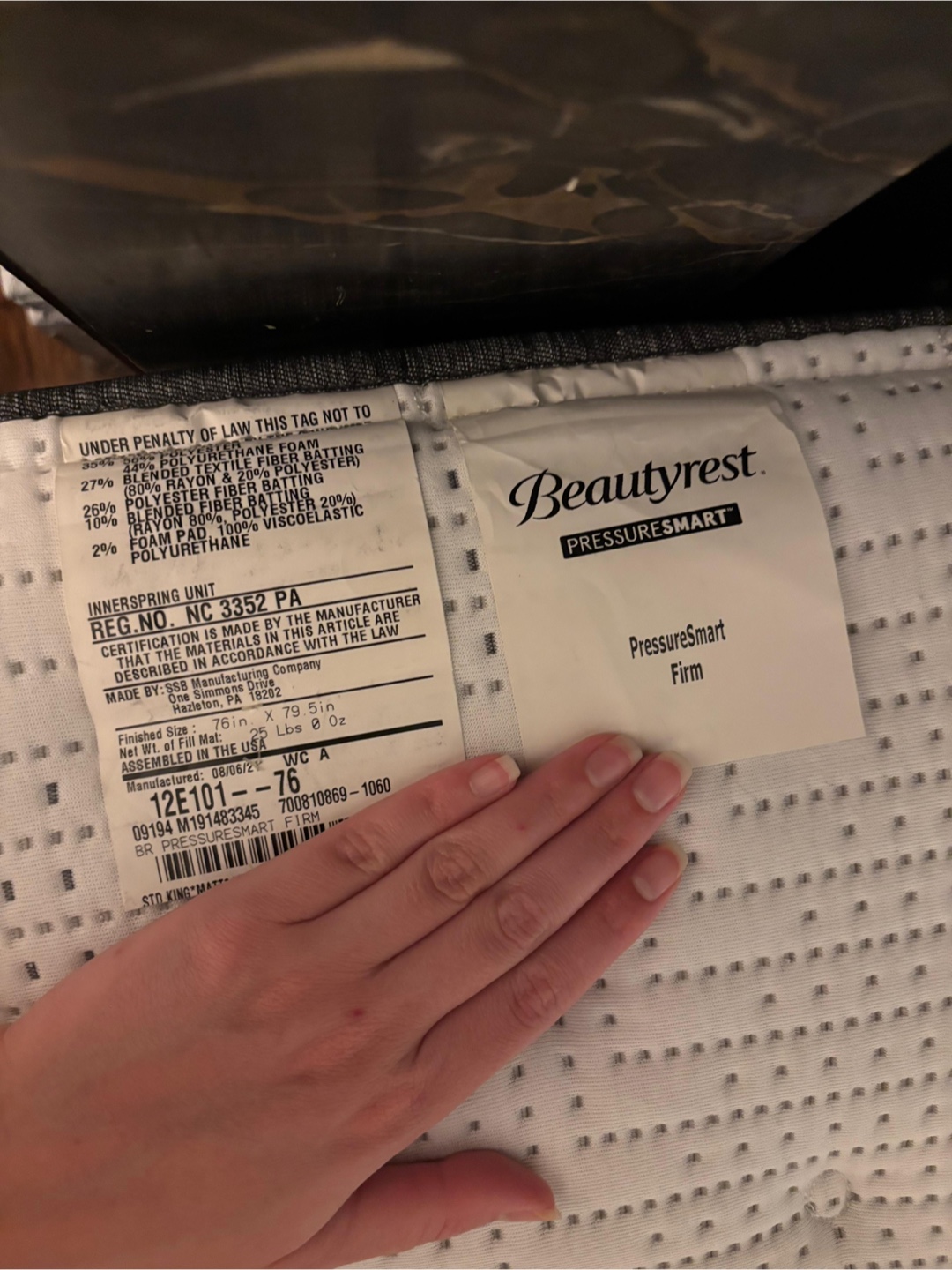 King Beautyrest PressureSmart Firm Mattress - photo 4