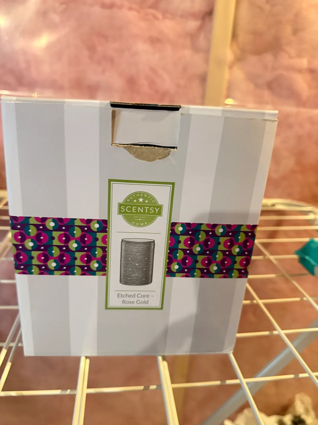 Scentsy Etched Core Rose Gold Warmer thumbnail