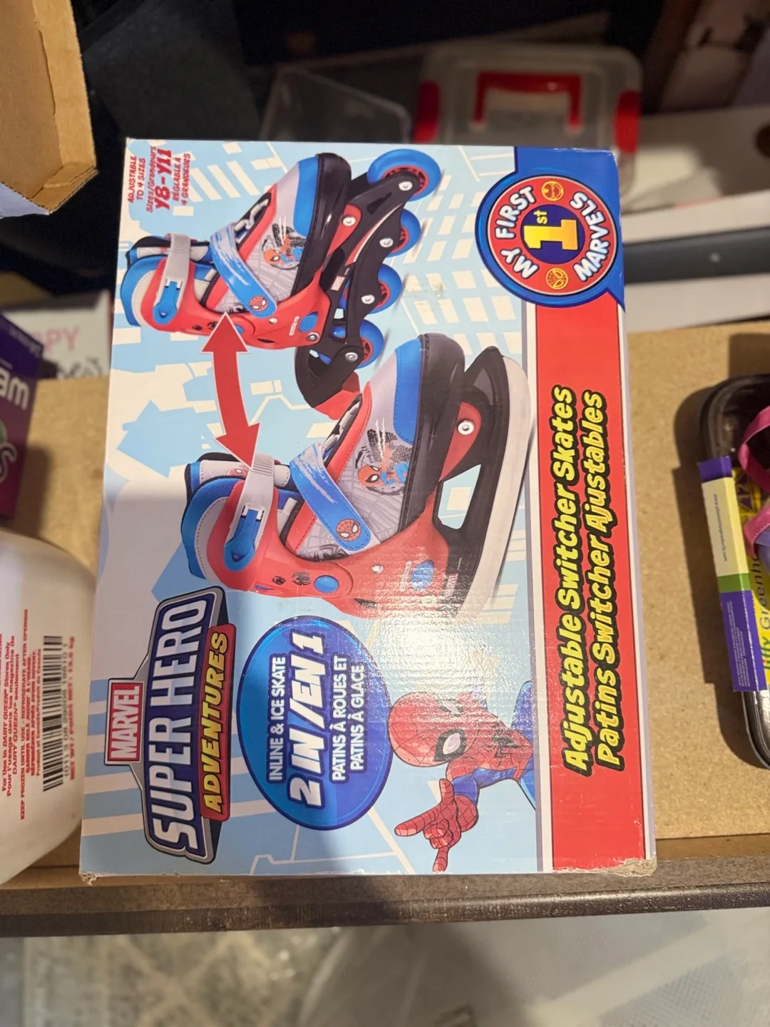 Marvel Super Hero Adventures 2-in-1 Inline/Ice Skates thumbnail