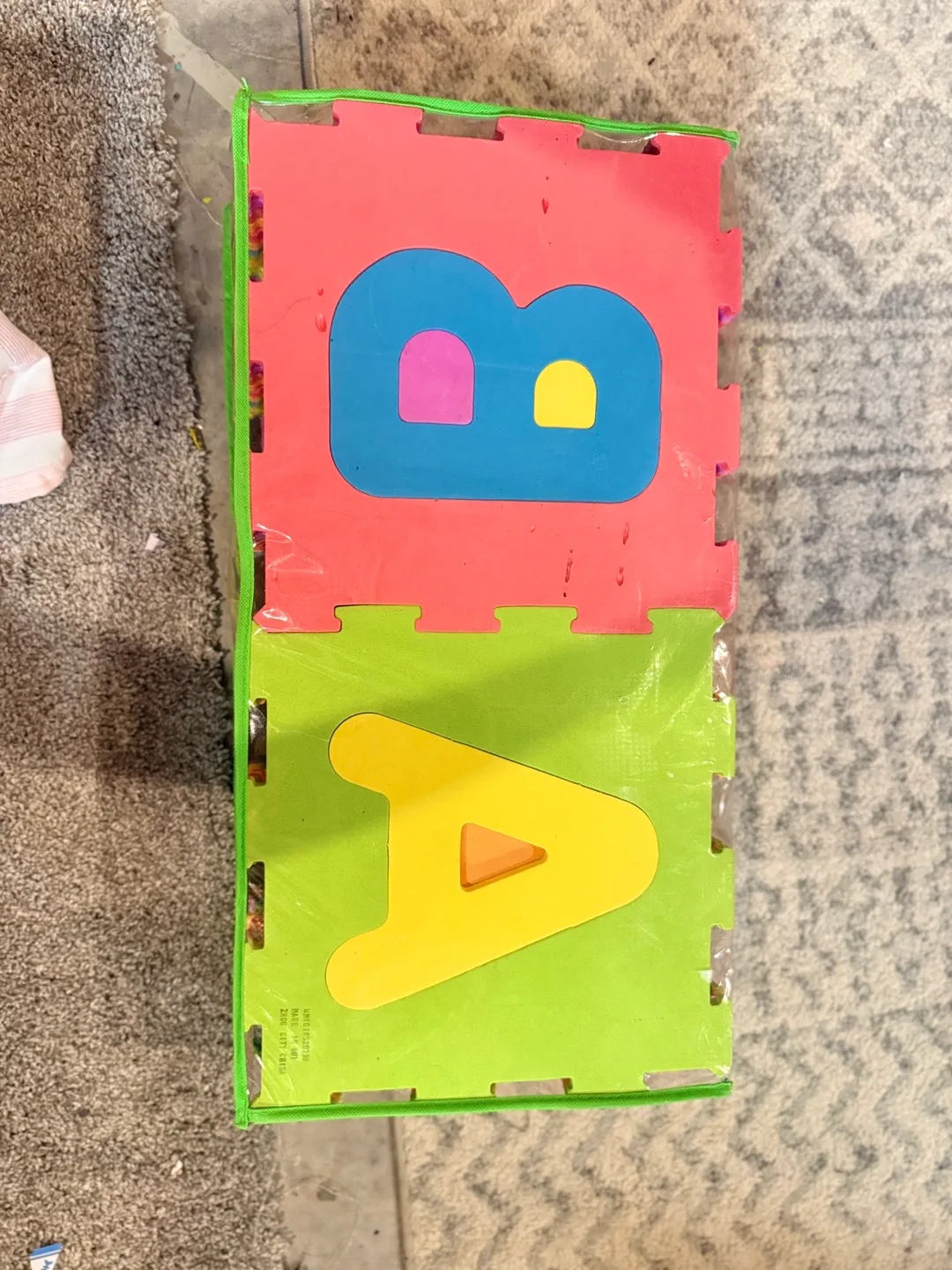 Alphabet Foam Play Mat - New in Package! thumbnail