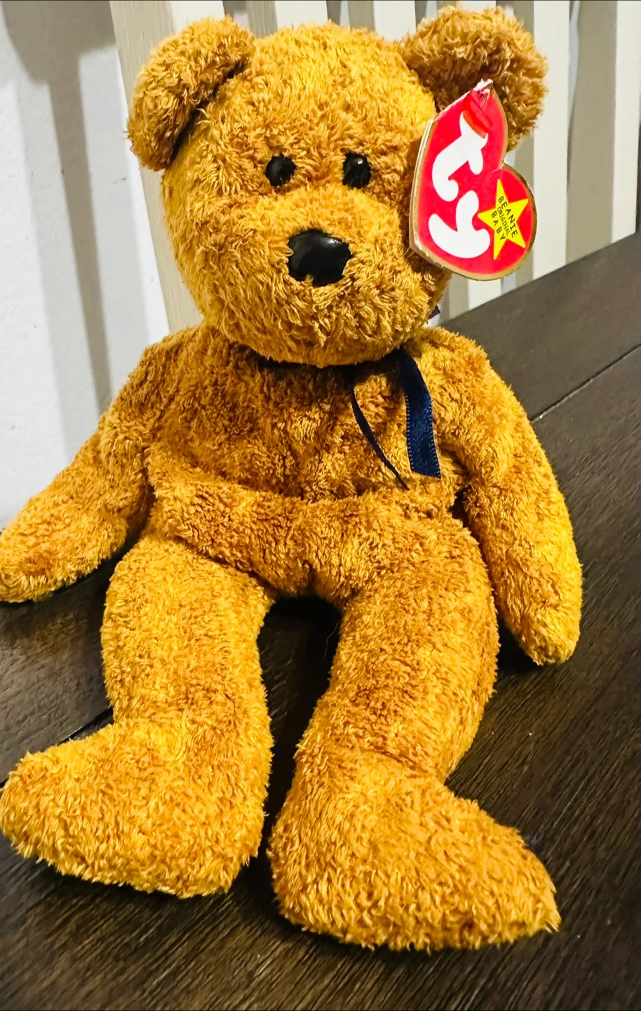 1998 Ty Beanie Babies Fuzz Friendly Bear thumbnail