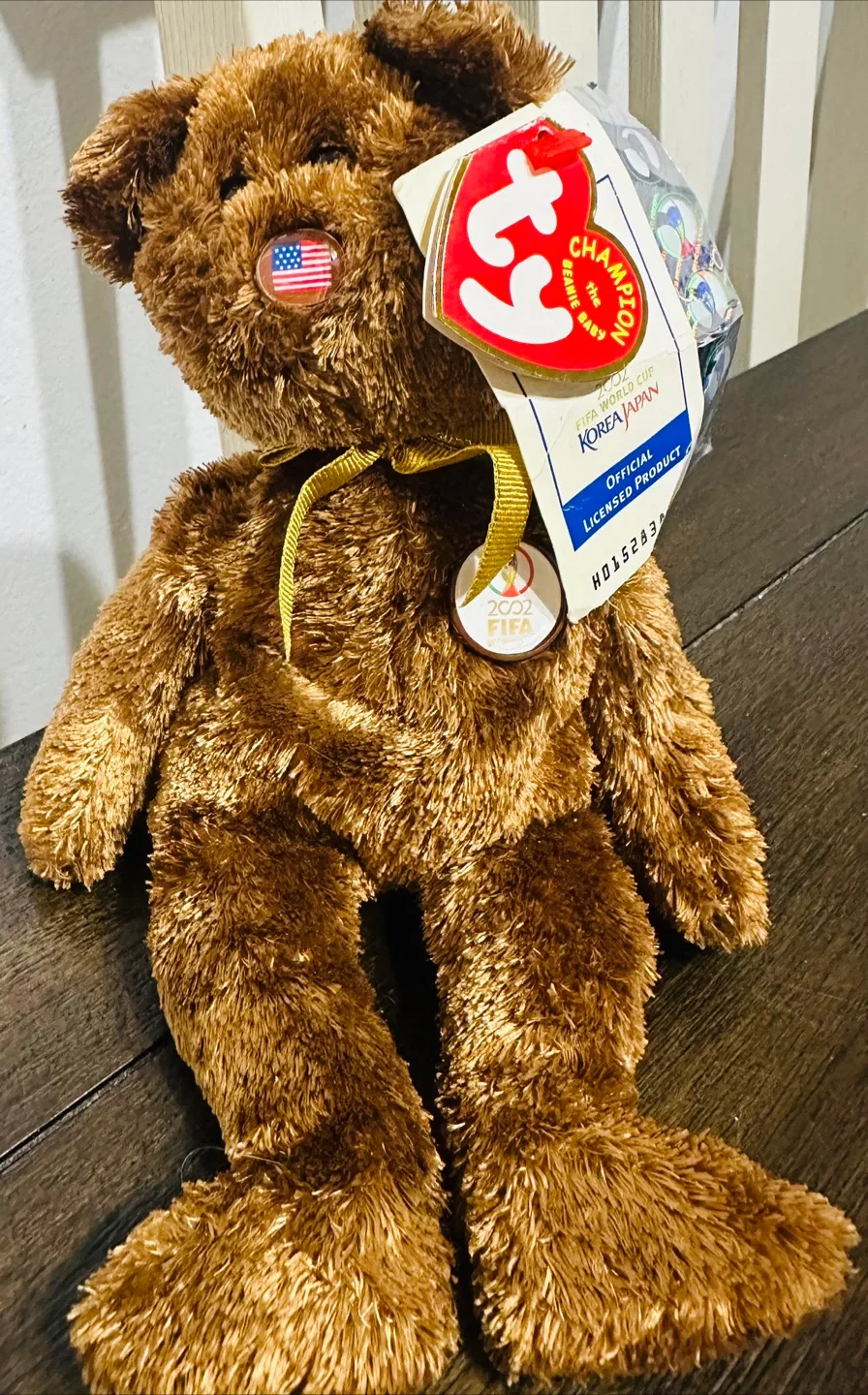 Ty Beanie Baby Champion 2002 FIFA World Cup-USA thumbnail