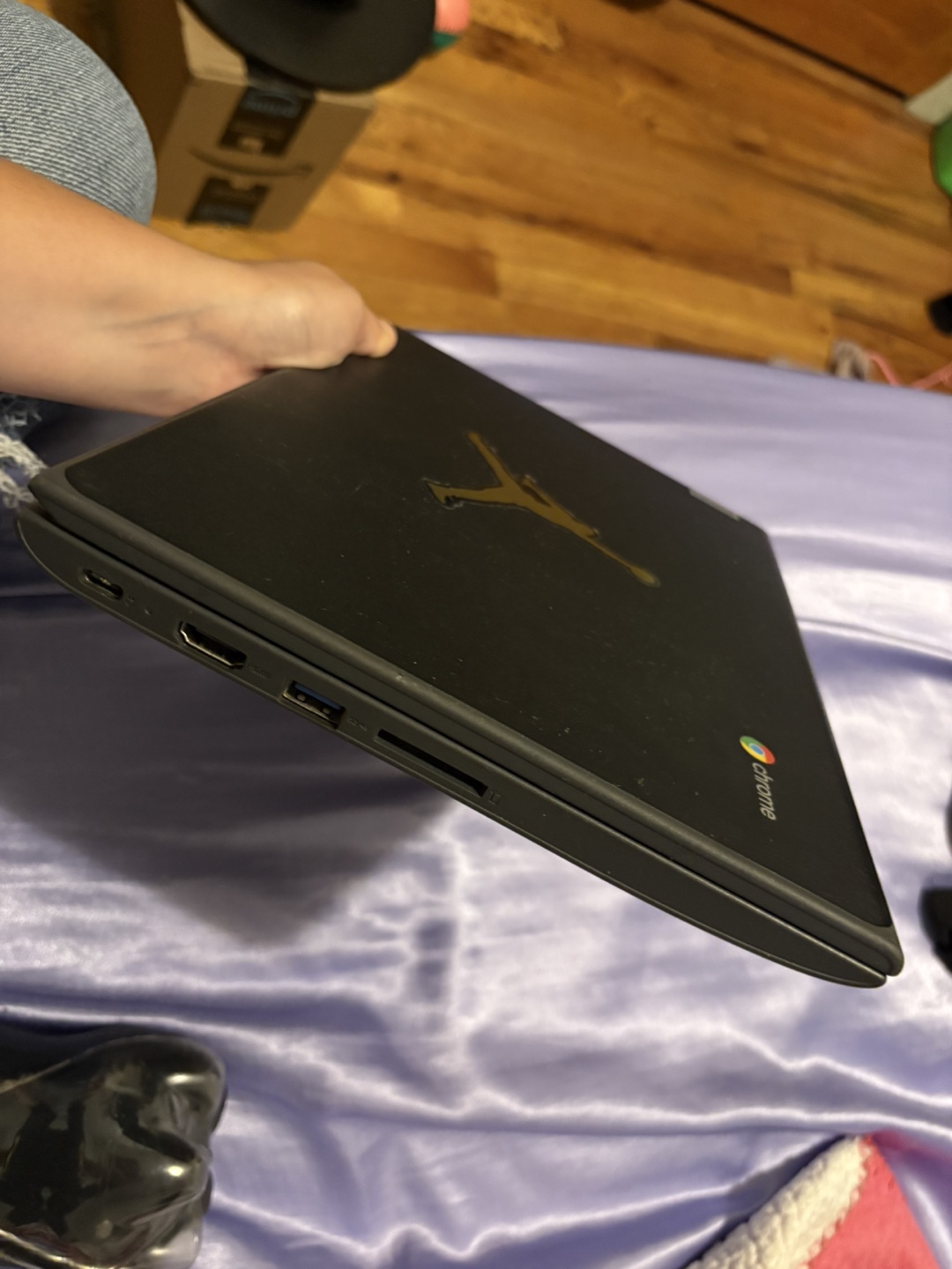 Lenovo Chromebook with Jordan Sticker - photo 4