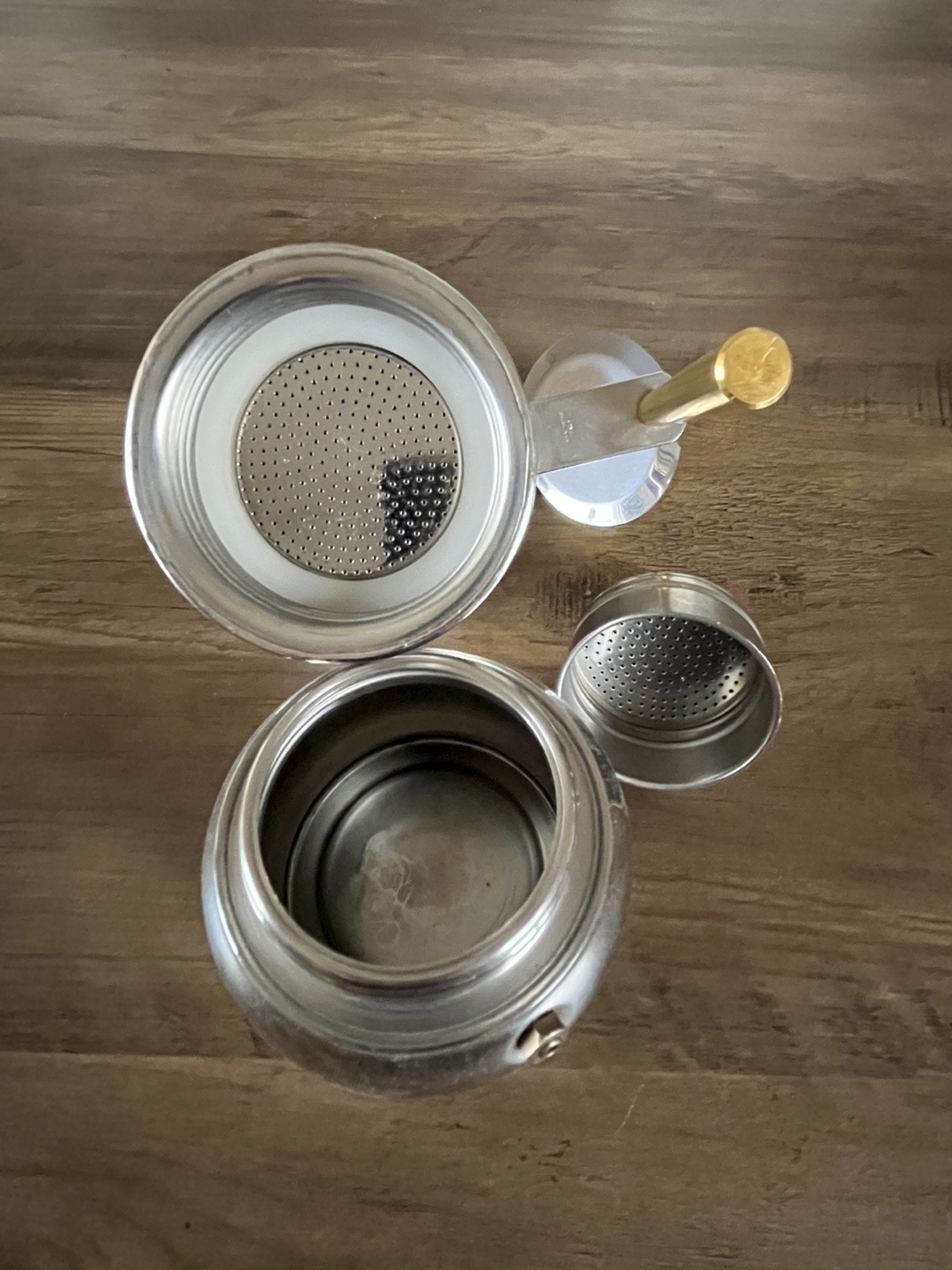 4 Cup GB Moka Pot - Stainless Steel Espresso Maker - photo 3