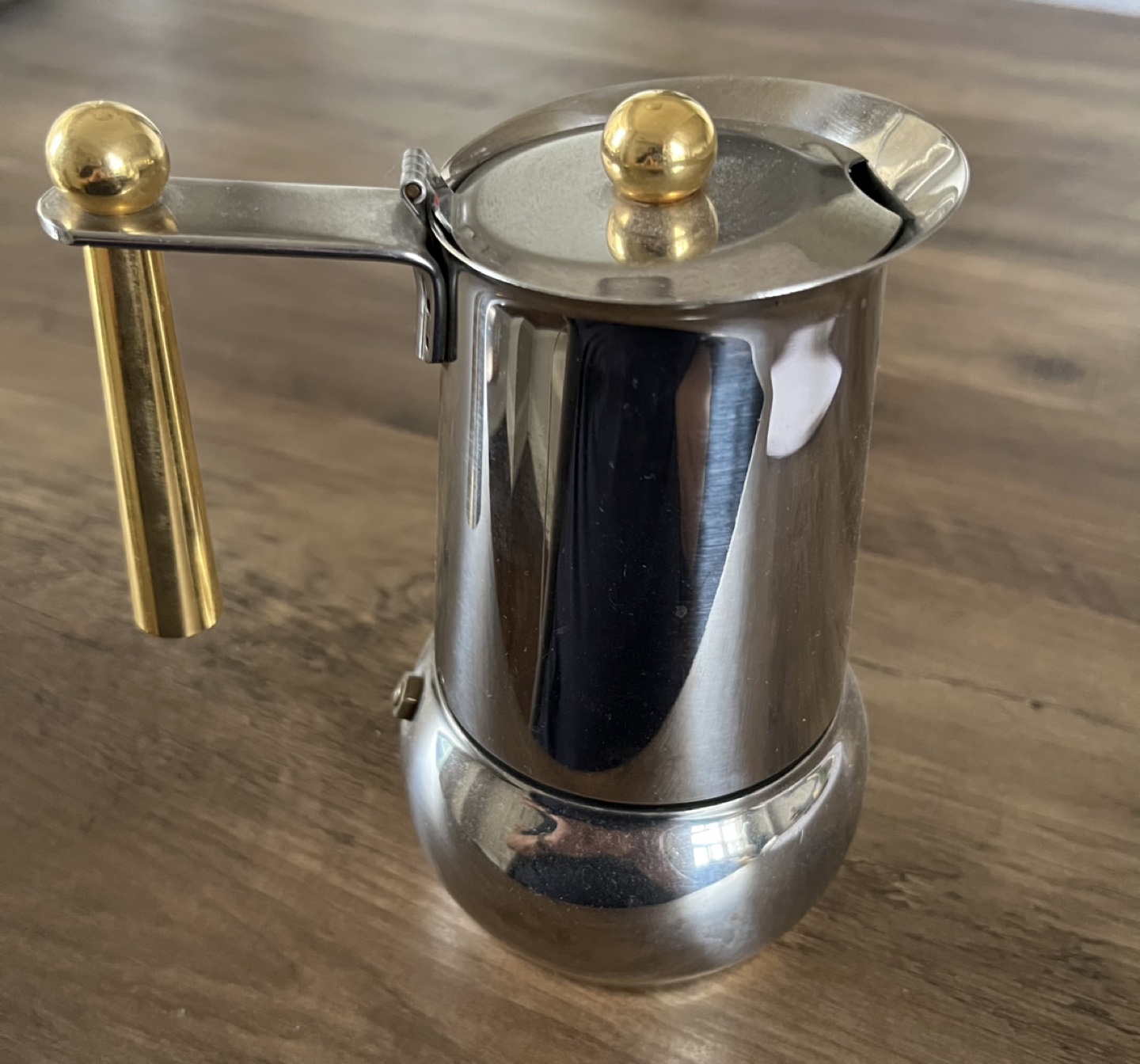 4 Cup GB Moka Pot - Stainless Steel Espresso Maker - photo 2