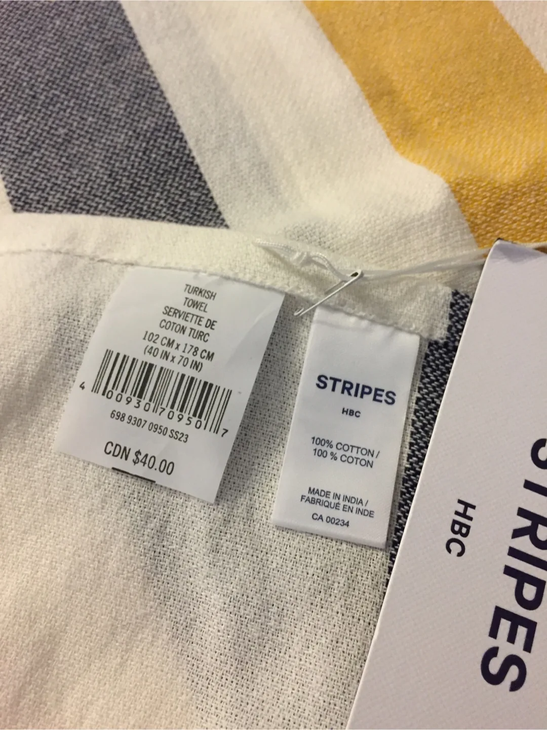 Hudson’s Bay Stripe Turkish Blanket image indicator(2)