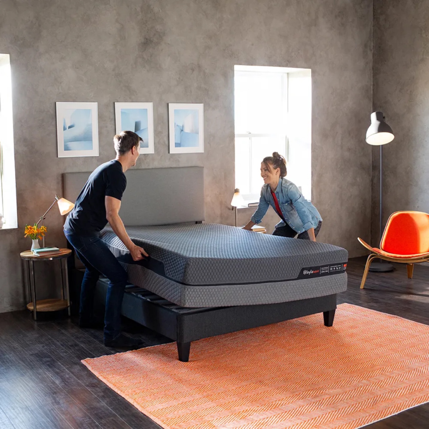 Layla Hybrid Flippable Mattress-QUEEN-NEW IN BOX
