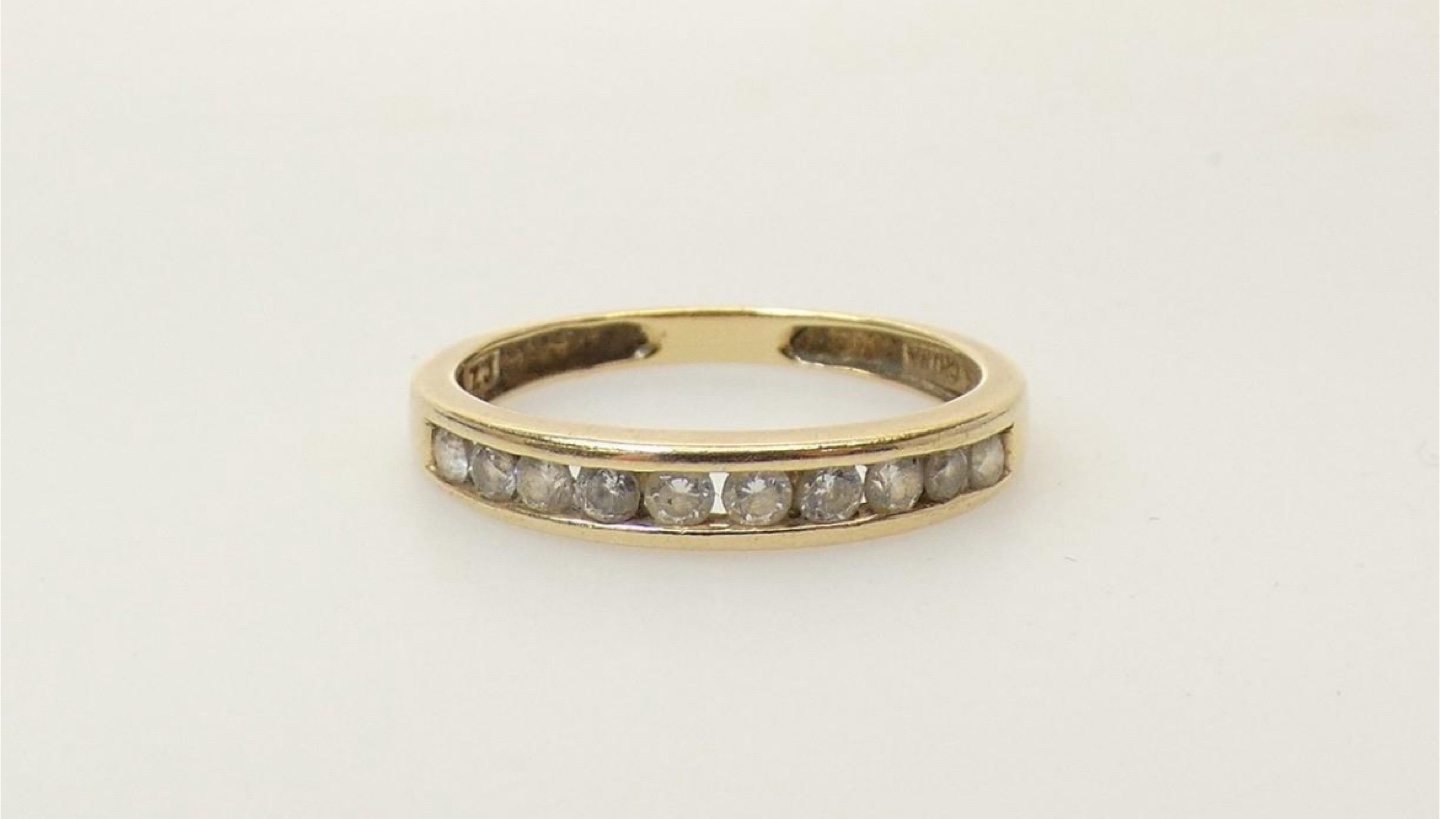 14k solid Gold Ring with Stones - photo 5