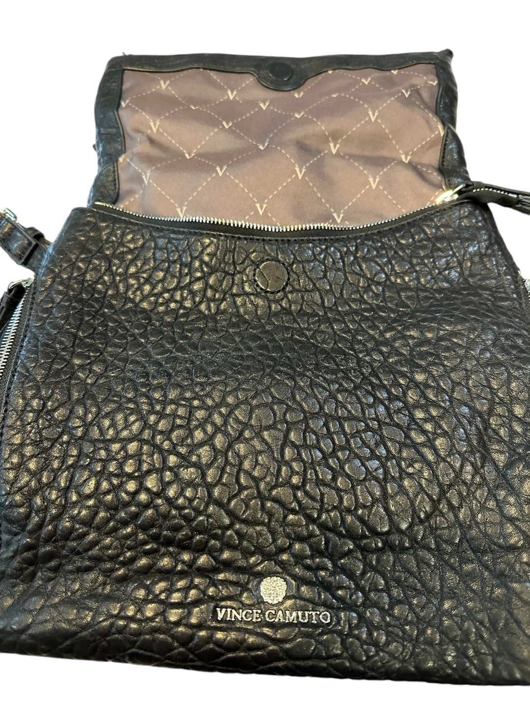 Vince Camuto Black Leather Backpack - photo 3