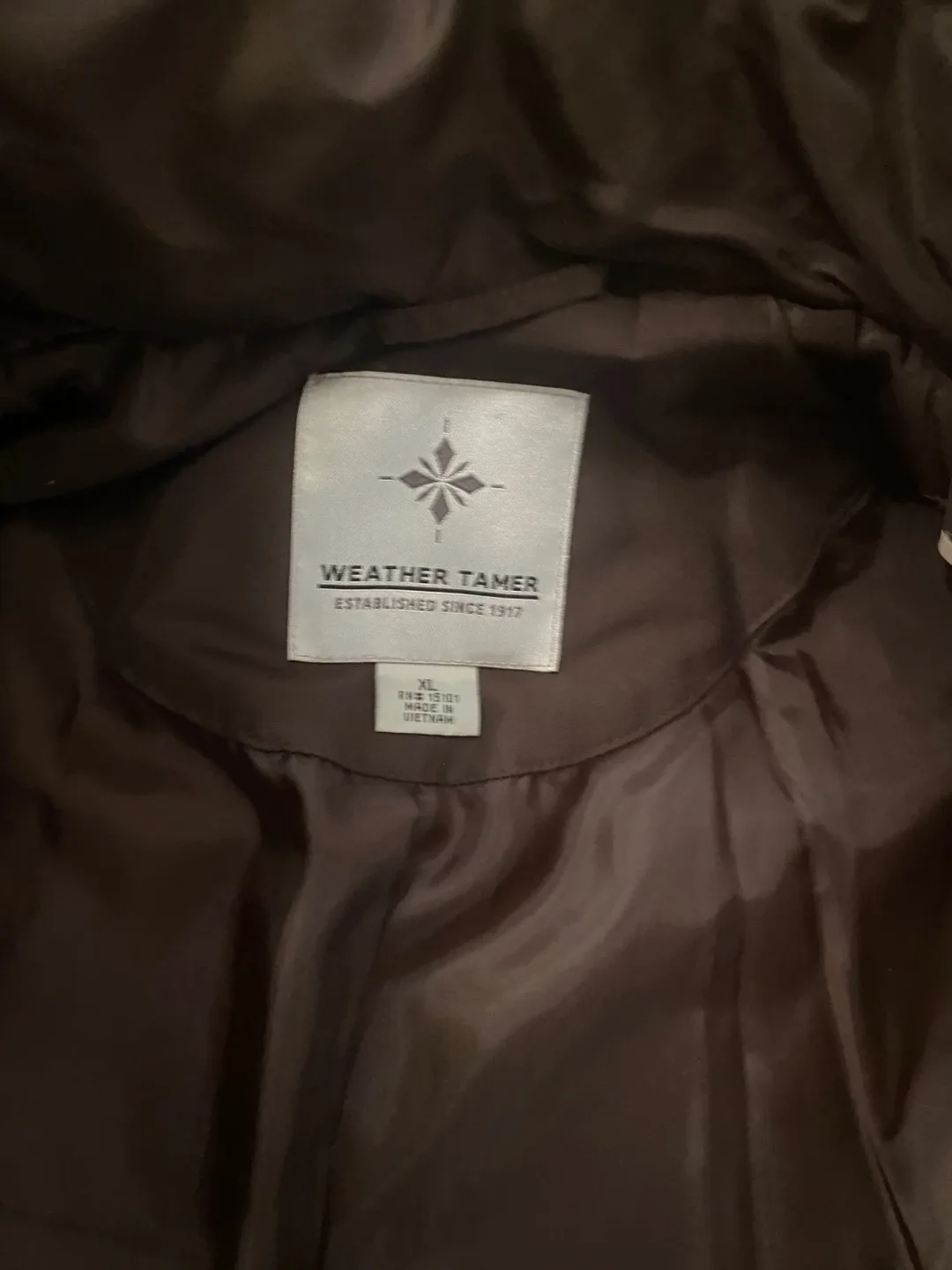 Winter Ladies Puffer Coat - Brown Jacket, X-LARGE image indicator(7)