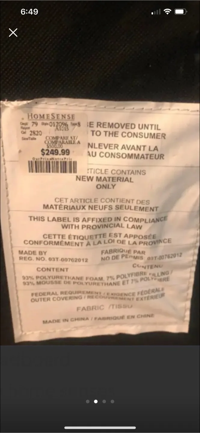 Homesense Headboard - Like New! image indicator(2)