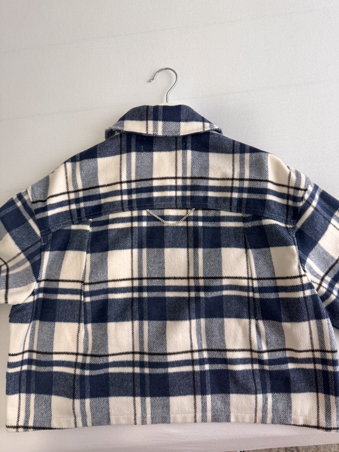 Zara Plaid Shirt Jacket - Size L - photo 2
