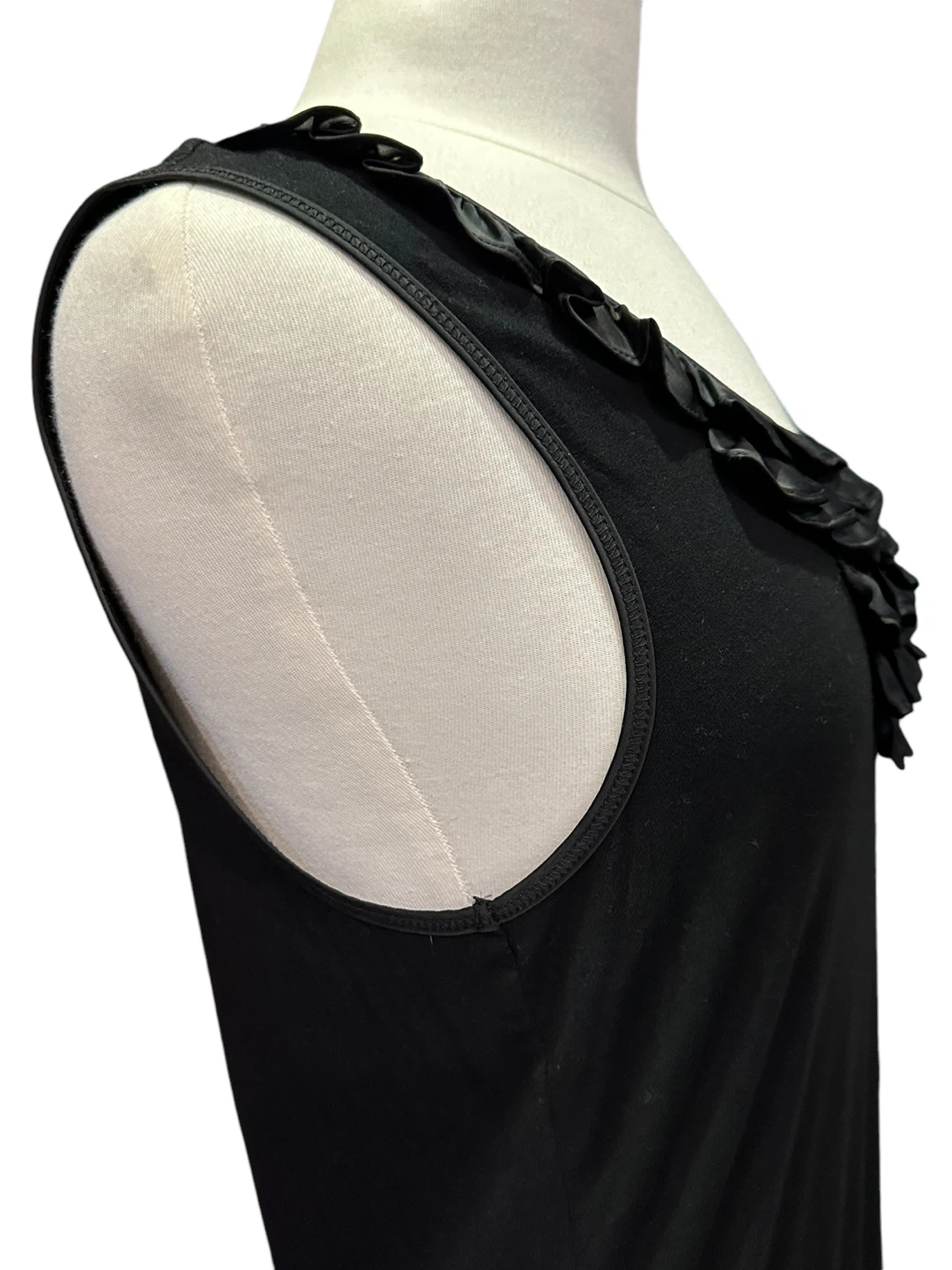 Alfani Black Ruffle Tank Top - XL - photo 3