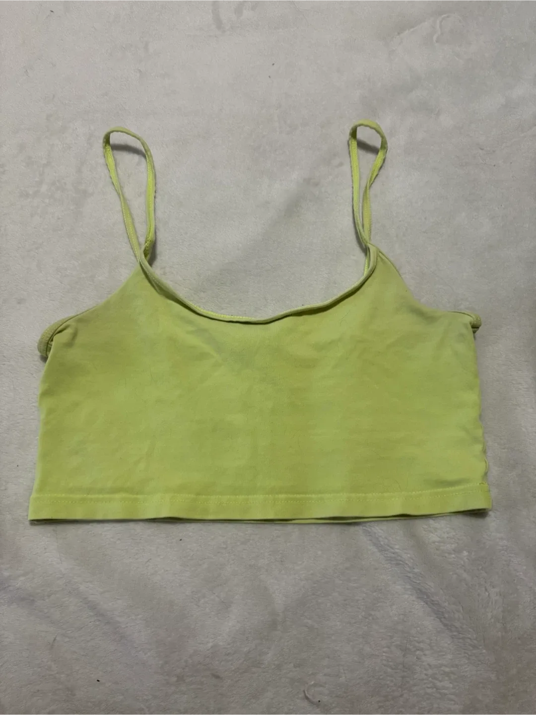 TNA Green Cropped Tank Top - Size XS thumbnail