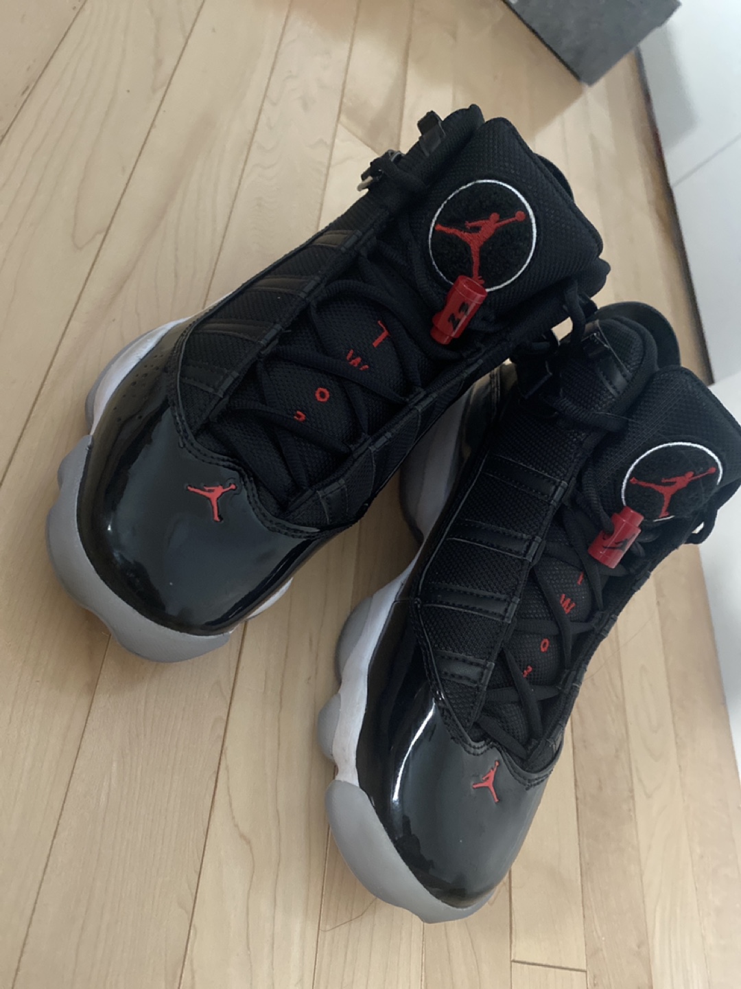 Jordan 6 Rings Black/Red - photo 5