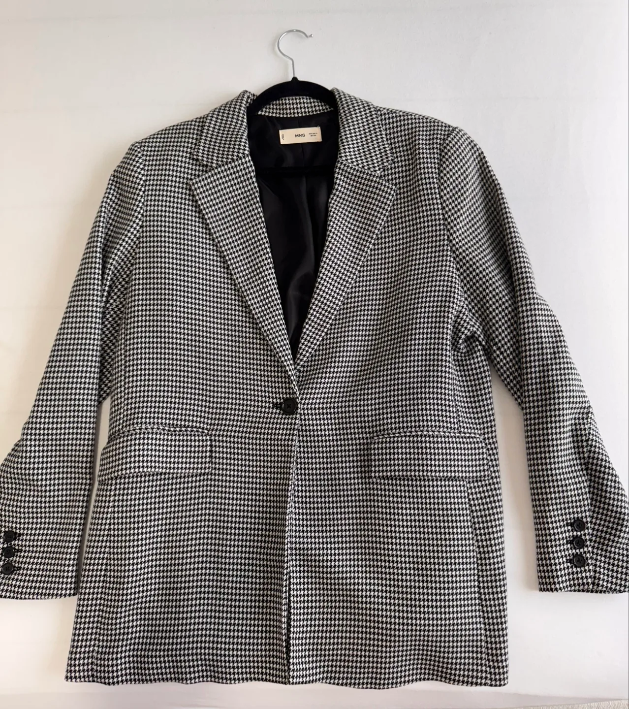 MNG Houndstooth Blazer - Size XL