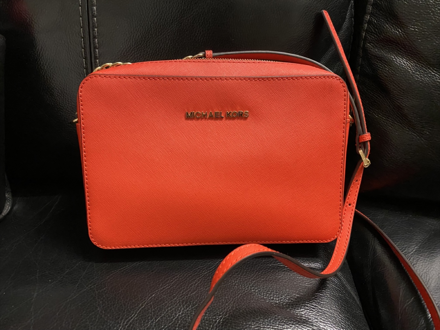 Michael Kors Red Crossbody Bag