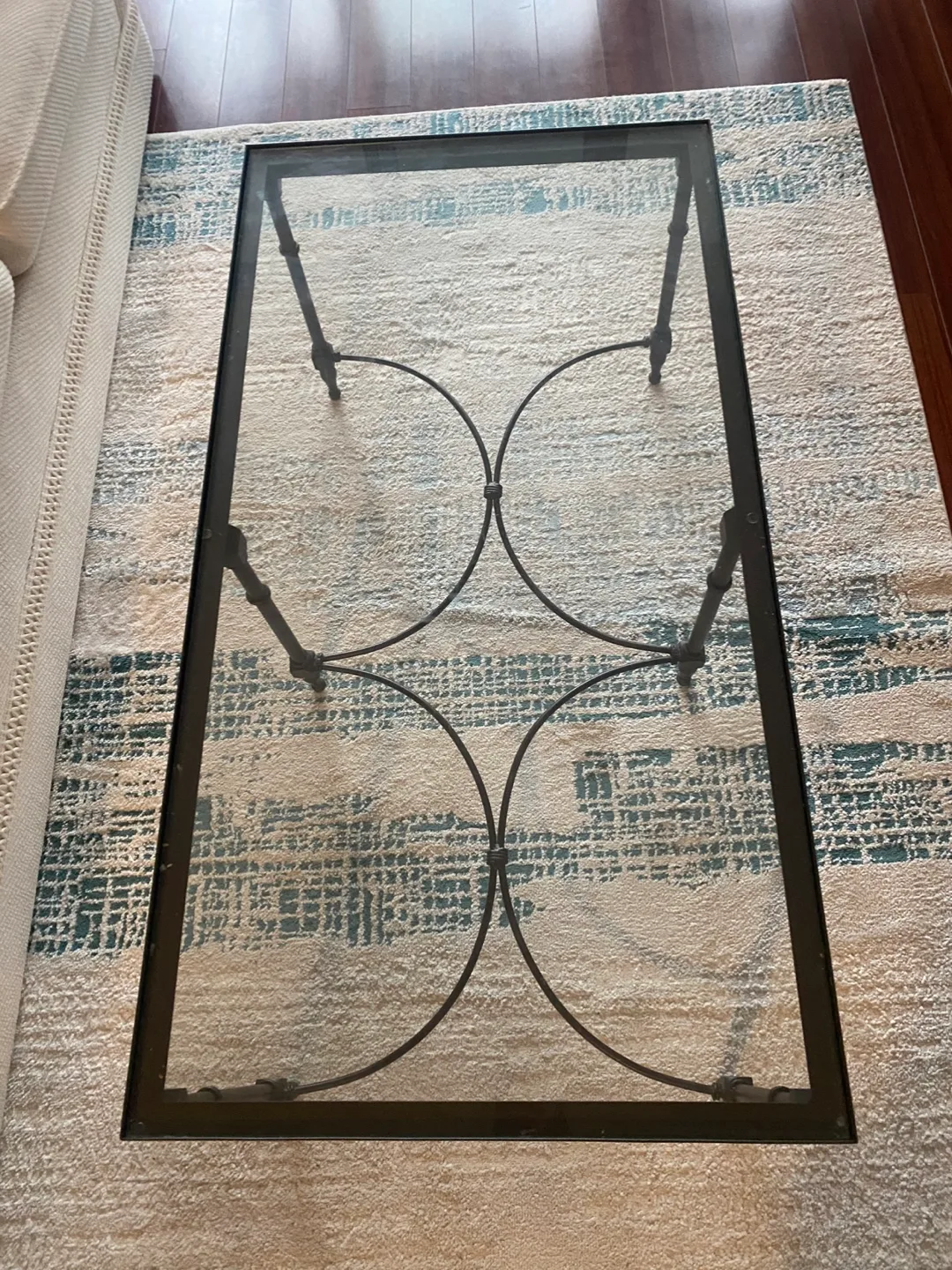 Classic Glass Top Coffee Table thumbnail