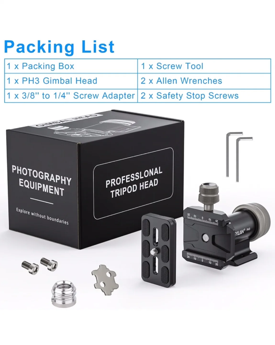 WEYLLAN PH3 monoGimbal Head image indicator(7)