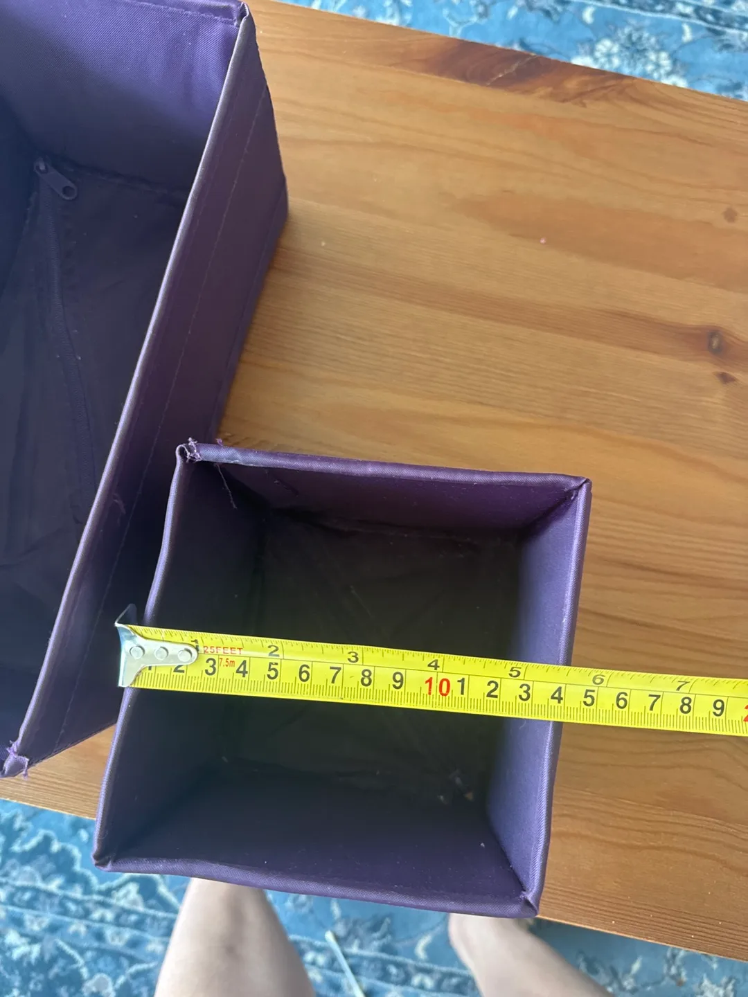 Purple Storage Bins - Set of 4 image indicator(4)