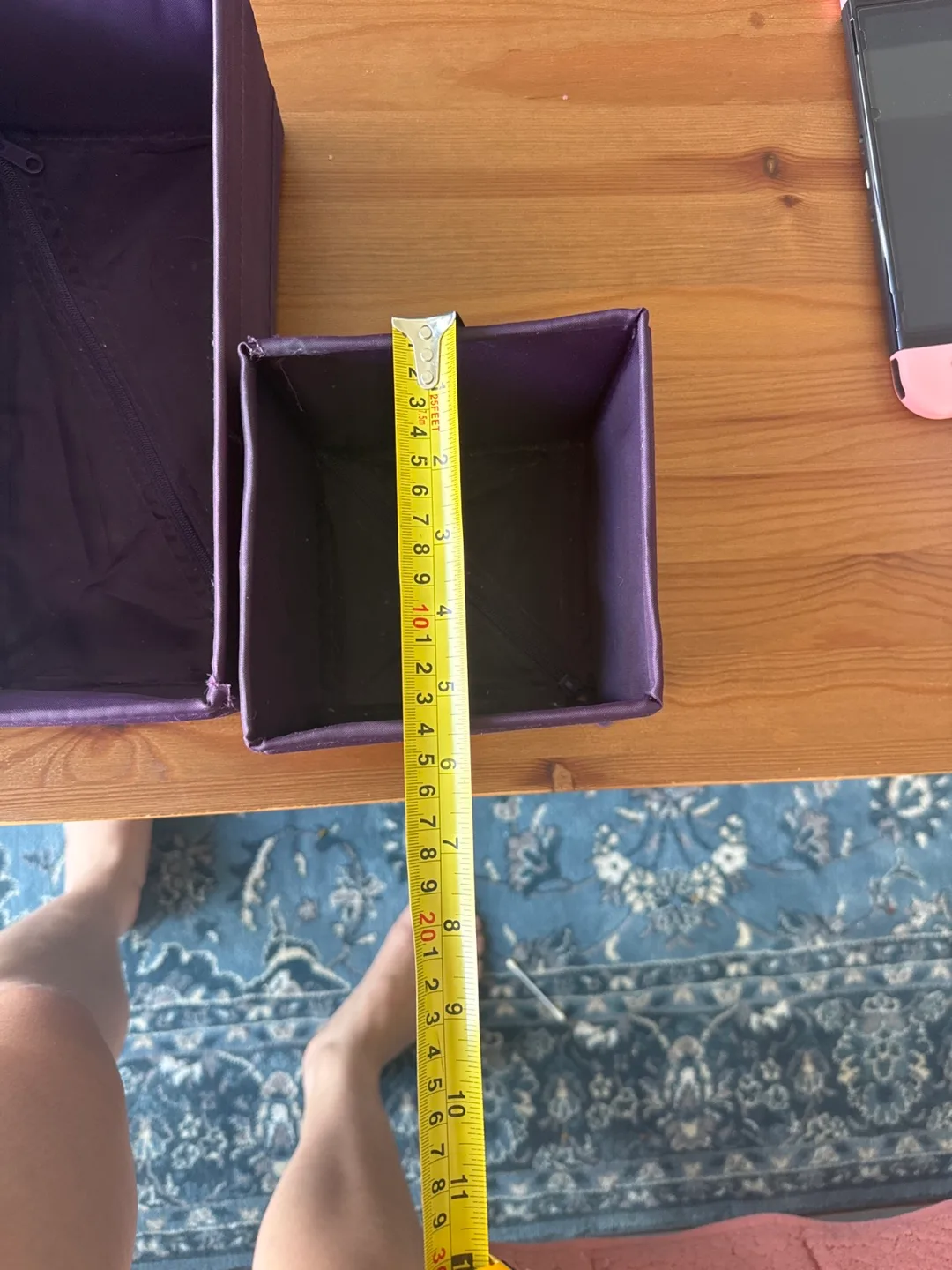 Purple Storage Bins - Set of 4 image indicator(3)