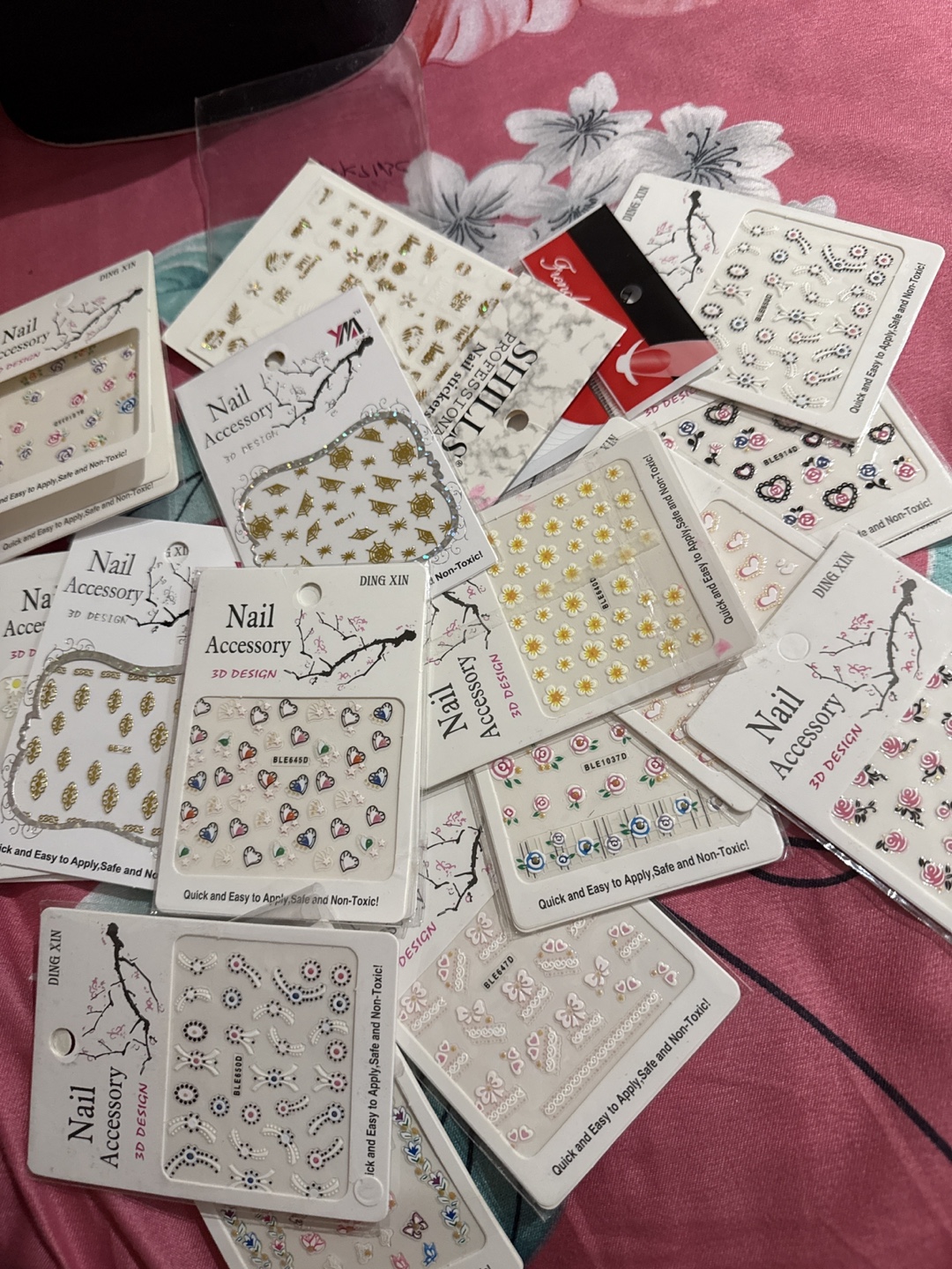 Nail Art Stickers - 3D Designs