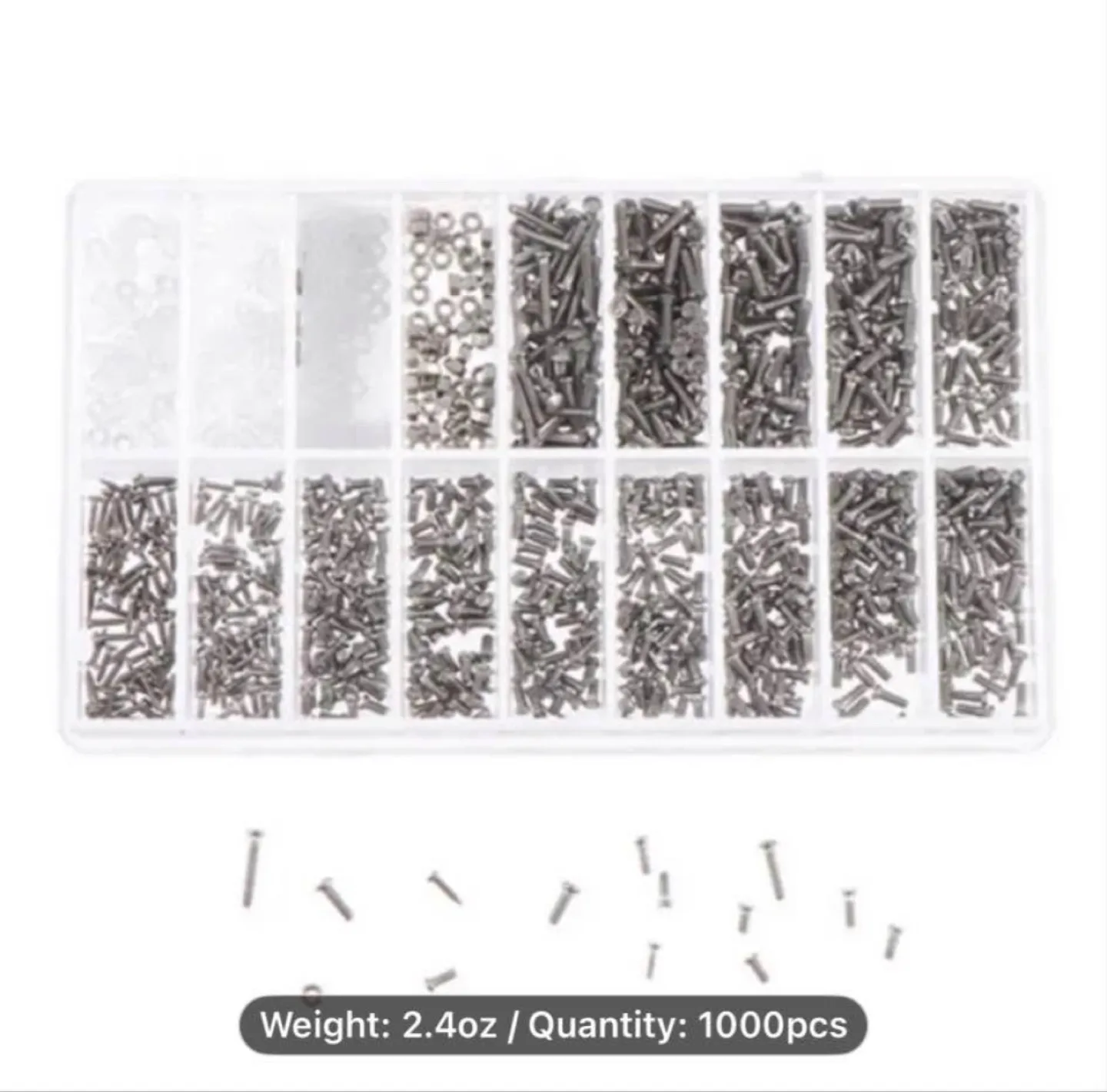 1000pcs Tiny Micro Repair Screw Washer Tiny Tool image indicator(4)