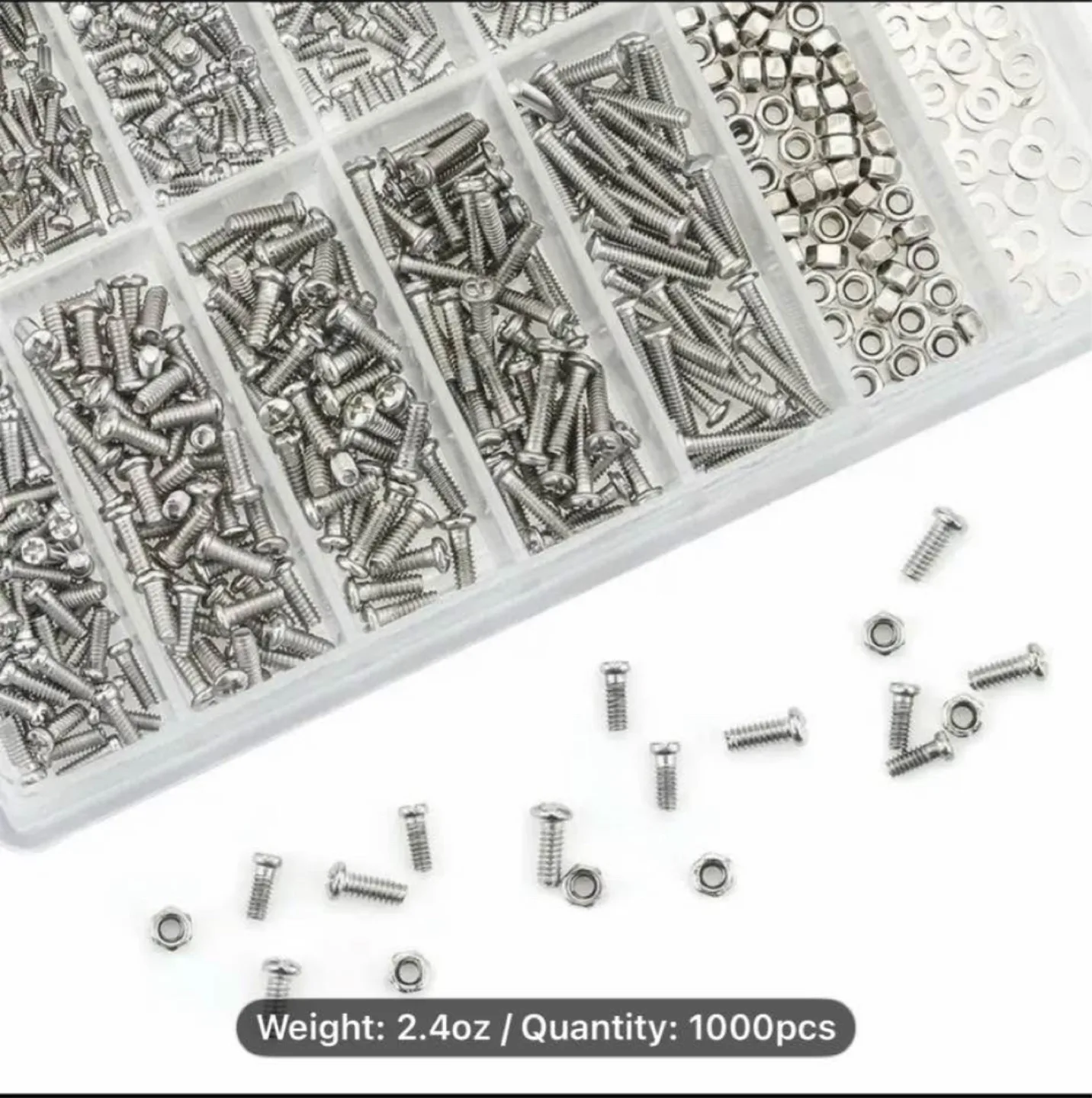 1000pcs Tiny Micro Repair Screw Washer Tiny Tool image indicator(6)