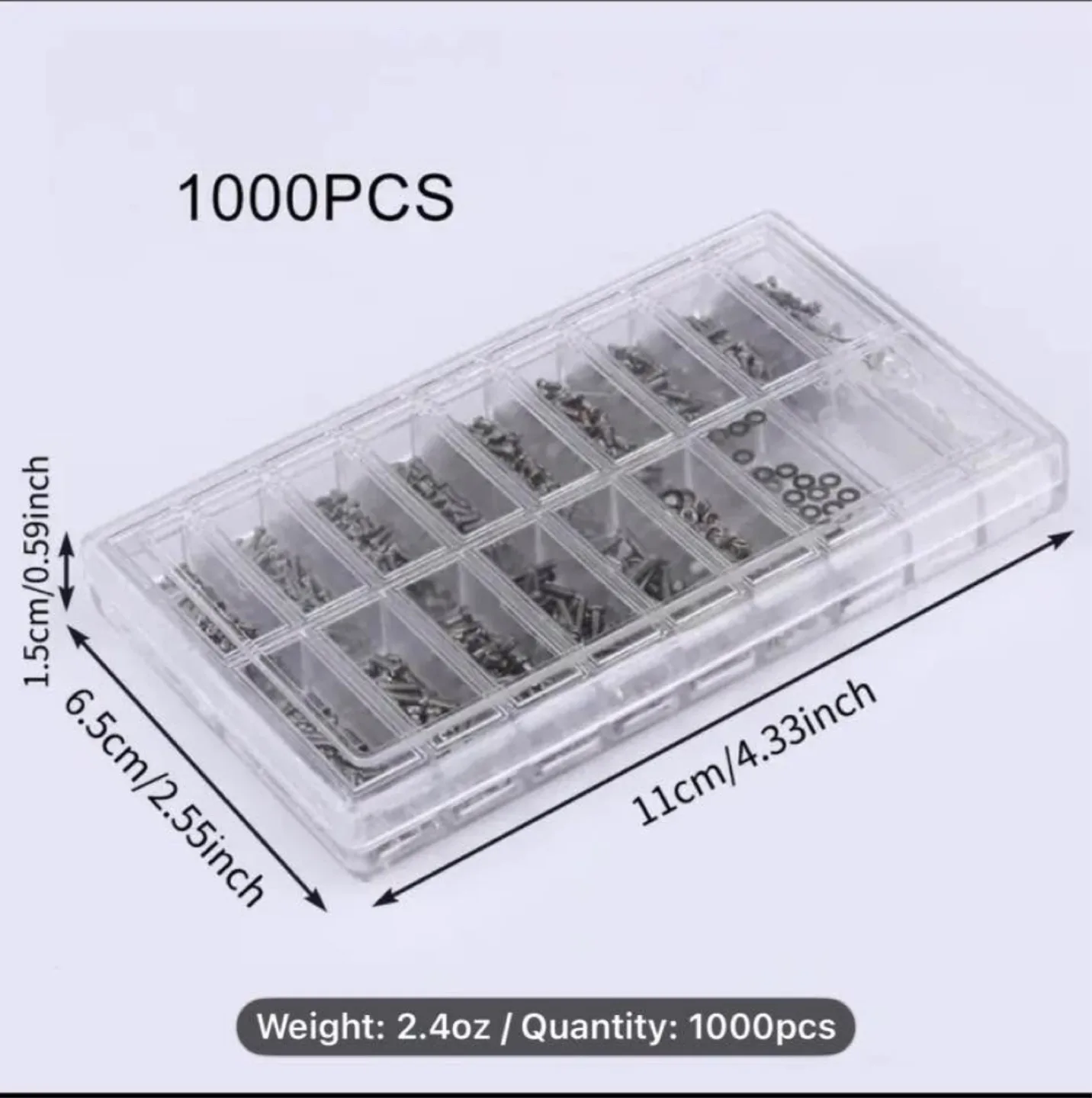 1000pcs Tiny Micro Repair Screw Washer Tiny Tool image indicator(5)