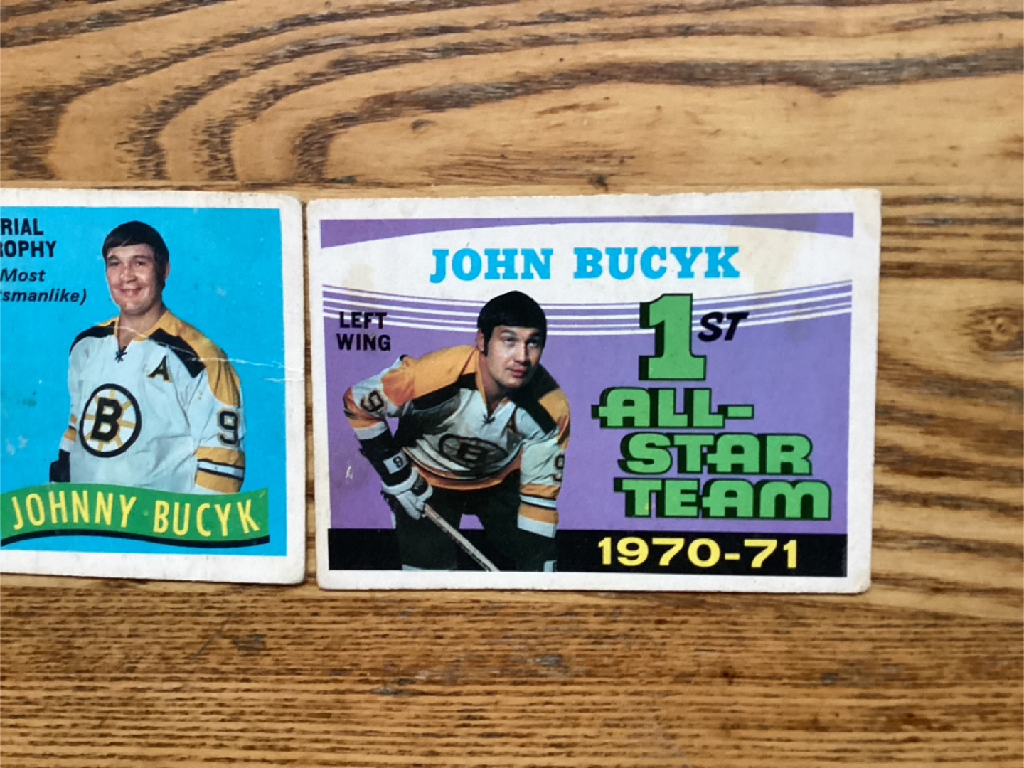 3  O-PEE-CHEE JOHNNY BUCYK Card #’s 95, 249 & 255 ! - photo 4