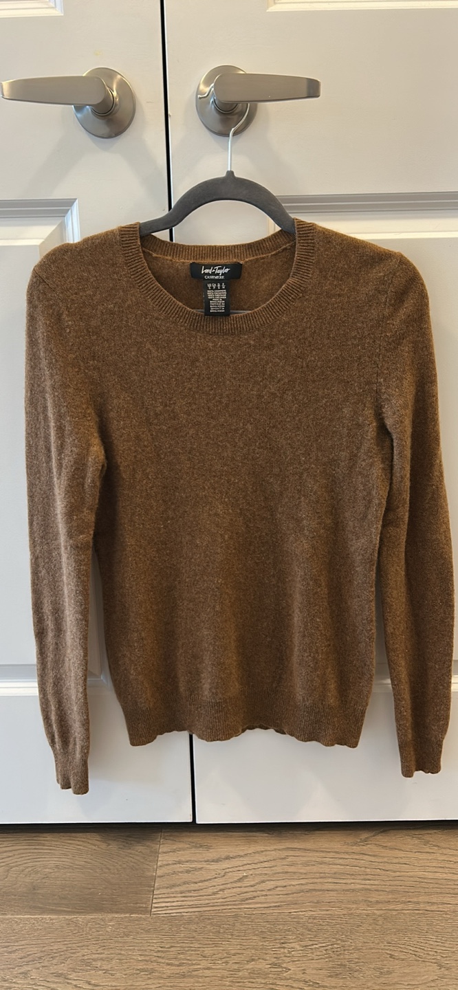 Lord & Taylor Cashmere Sweater - Size S