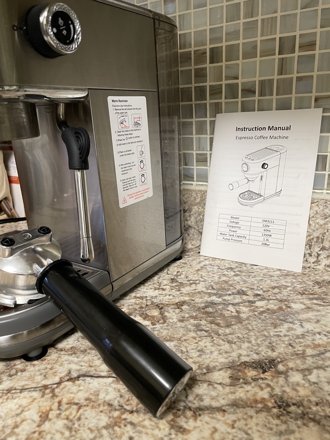 Espresso Coffee Machine EM3111 - photo 4