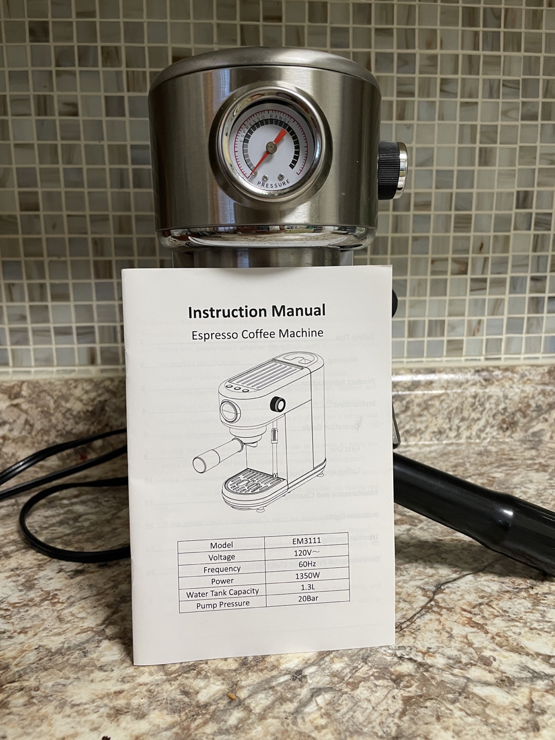 Espresso Coffee Machine EM3111 - photo 3