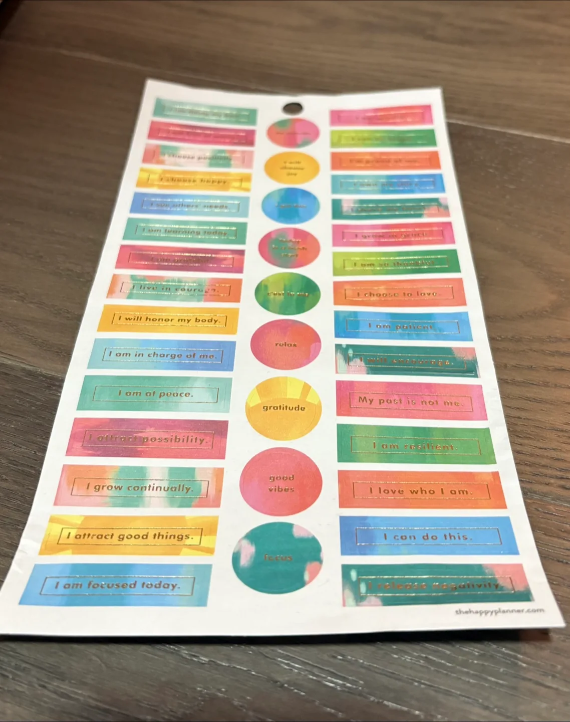 Sticker Sheet (positive affirmations) image indicator(2)