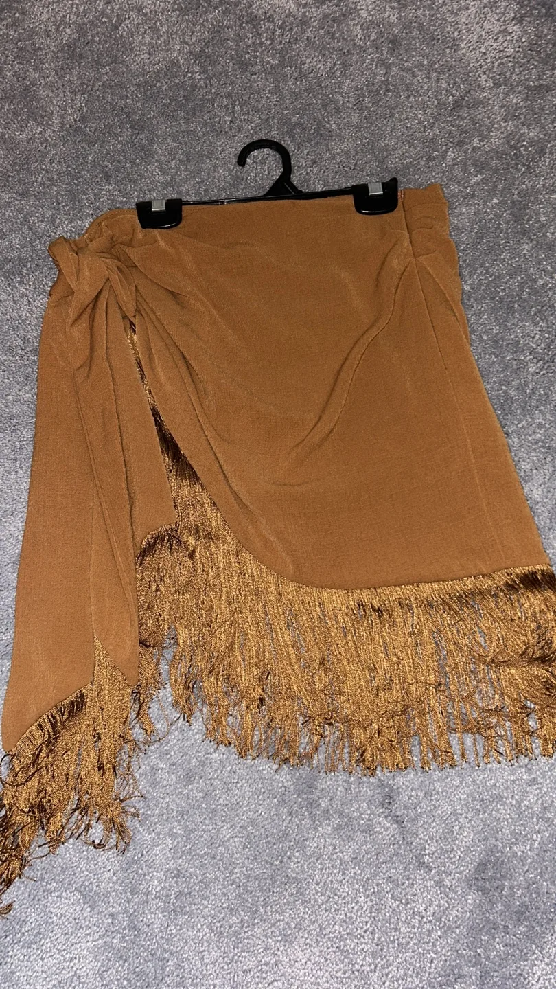 Zara Skirt - Size XS - Brown thumbnail
