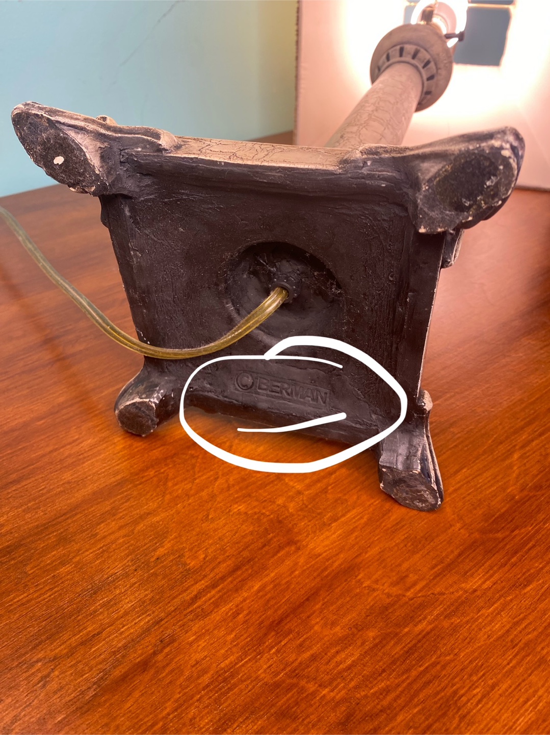 FREE DELIVERY: Vintage Faux Coral-stone Lamp Set $40 (HRM) - photo 4