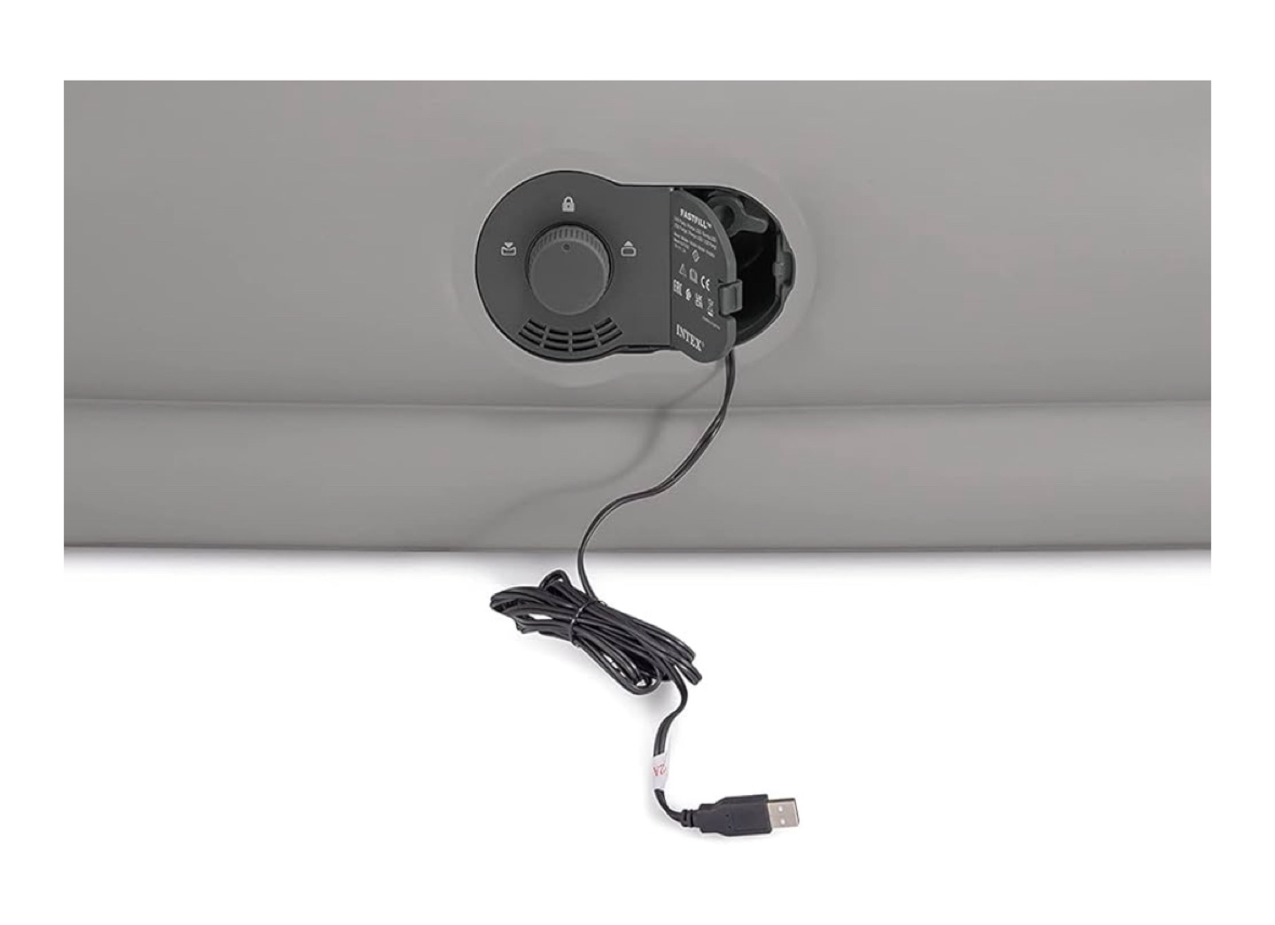 Intex Air Twin Mattress with built in electric pump - photo 3