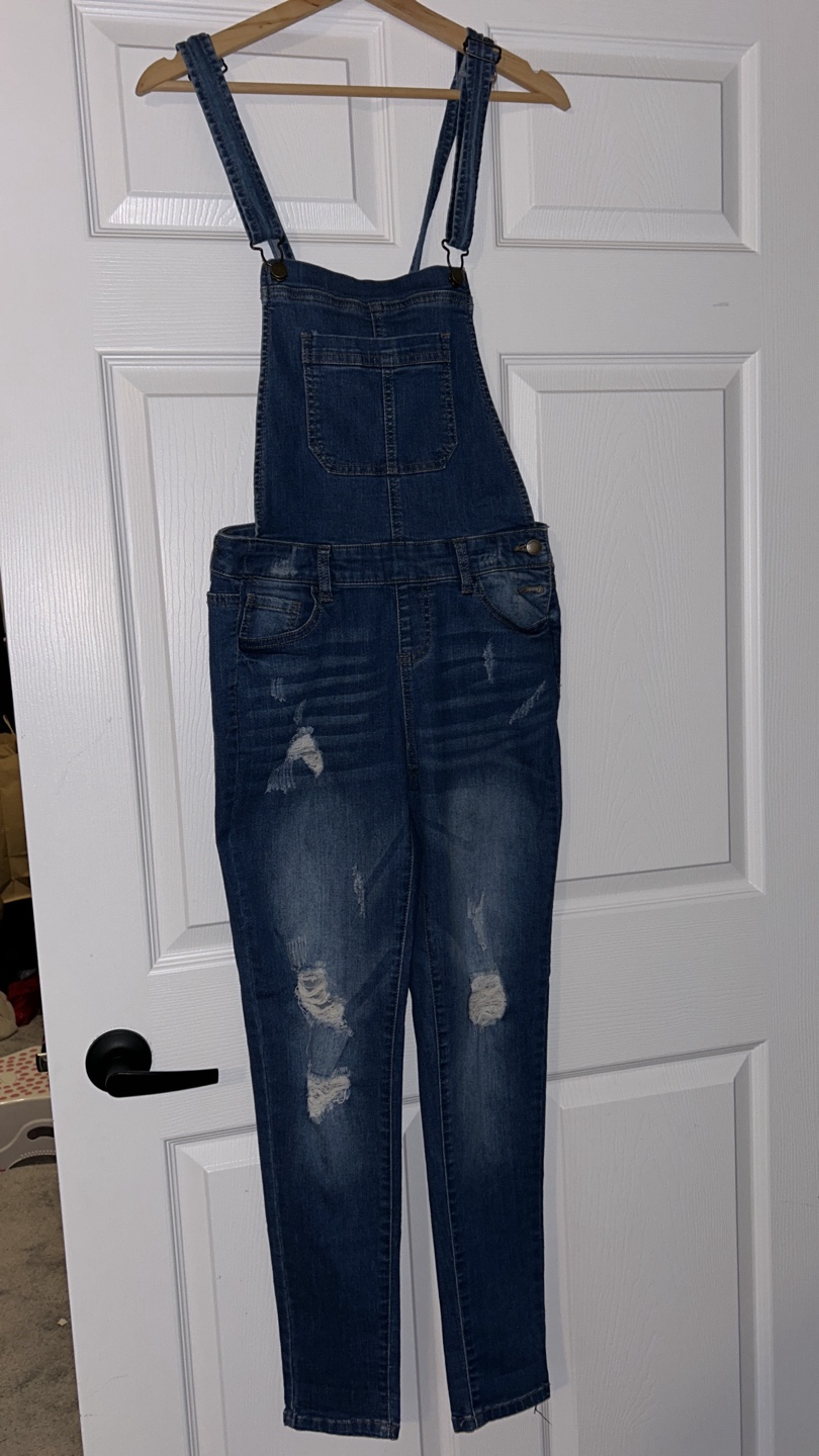 Wax Jean Basic Denim Overalls - Size M - photo 3