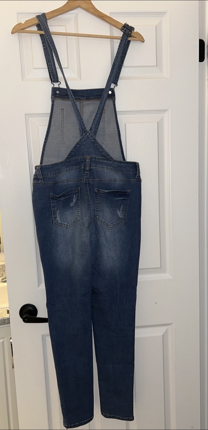 Wax Jean Basic Denim Overalls - Size M