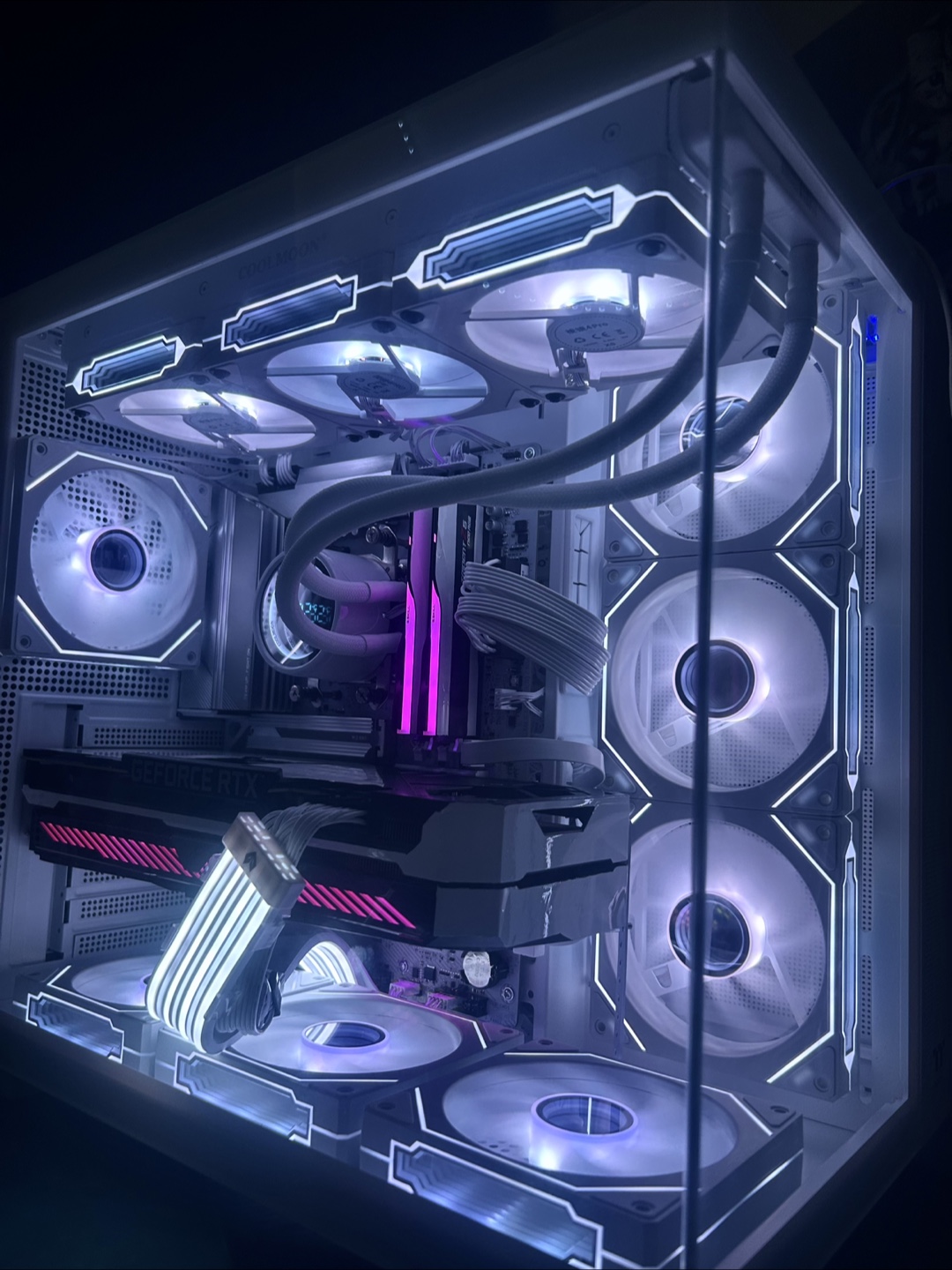 High-End Custom White PC - Heavy Gaming & Workload
