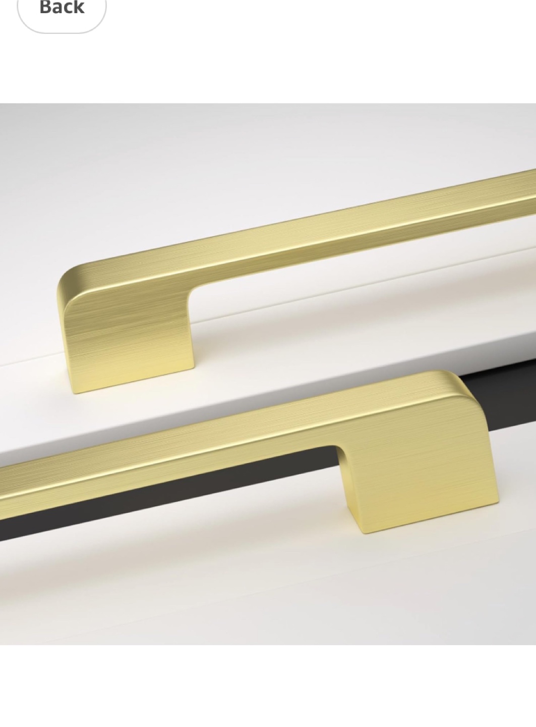 New Rergy Gold Cabinet Pulls 224