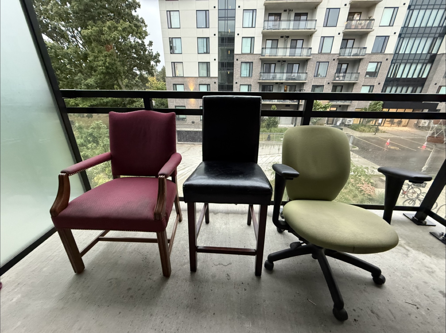 Three Assorted Used Chairs