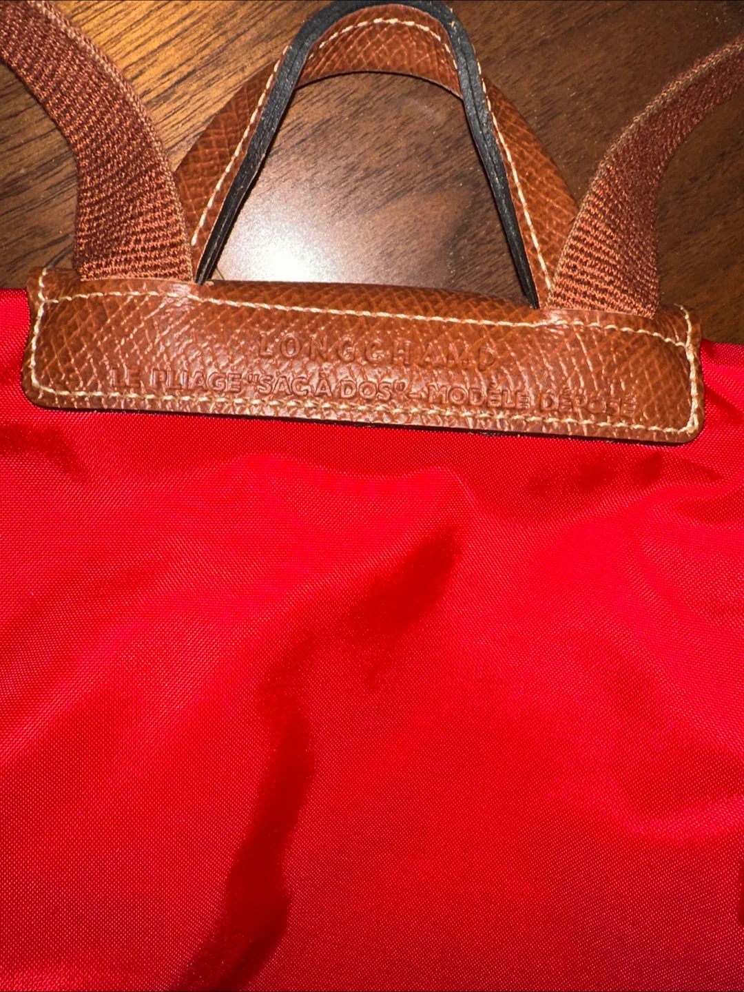 Longchamp Le Pliage Red Backpack image indicator(2)